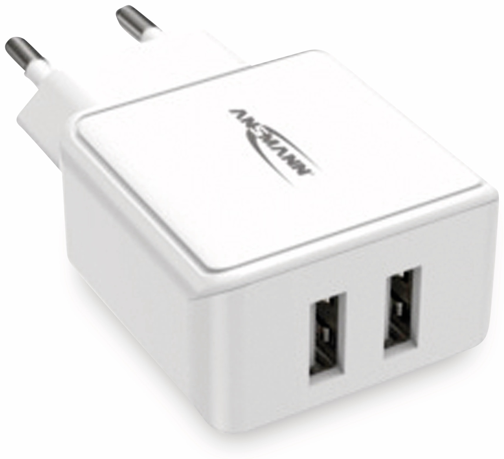 ANSMANN USB-Ladegerät HC212, 5 V, 2,4 A, 2-Port, weiß