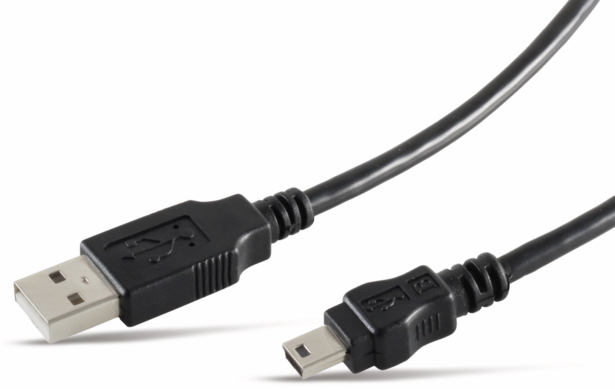 S-IMPULS Mini-USB Kabel, USB-A/USB-B Mini 5-pin, 3 m