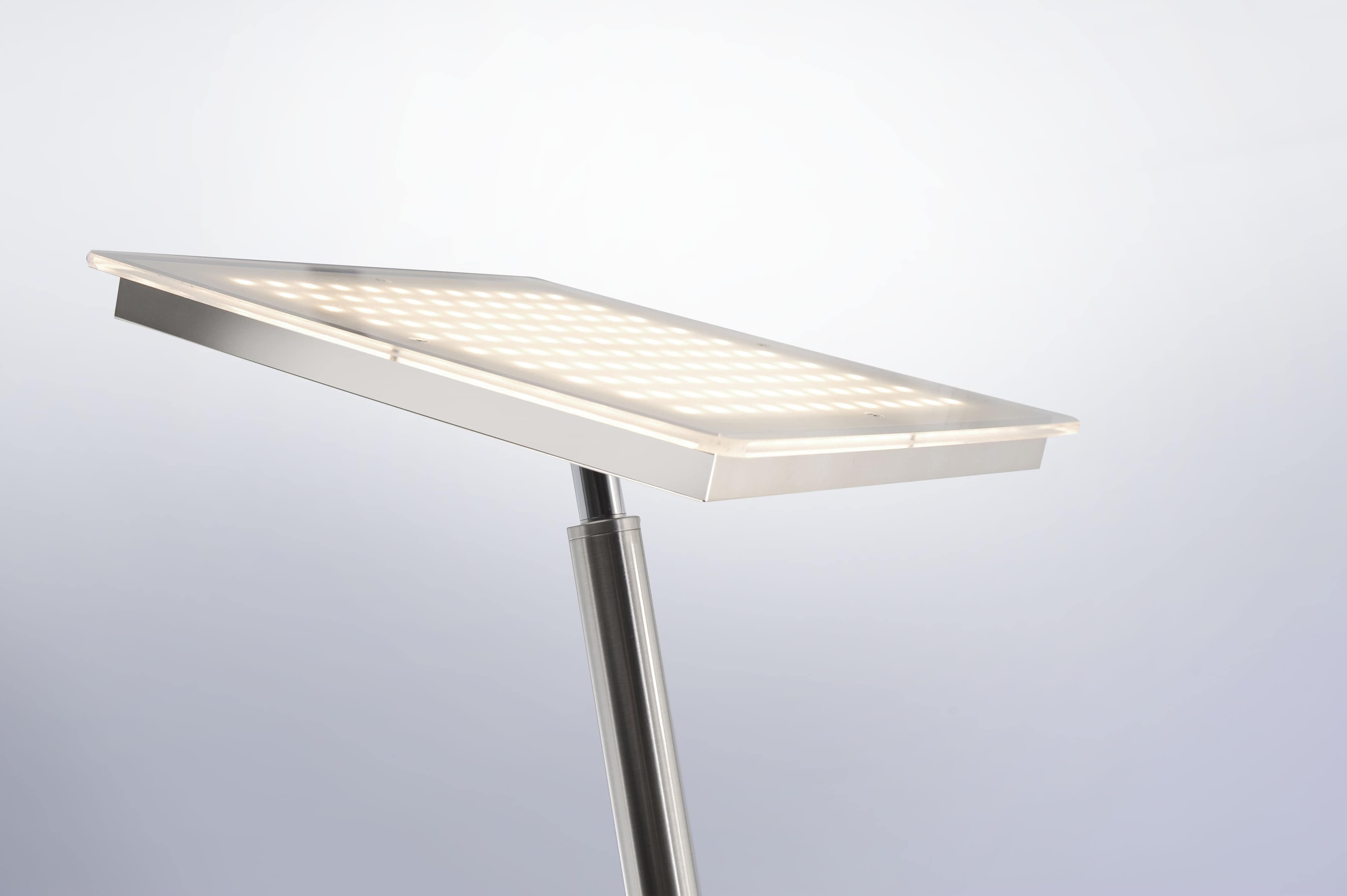 JUST LIGHT LED-Stehleuchte 11710-55 stahl, 26 W, 2900 lm, 3000 K