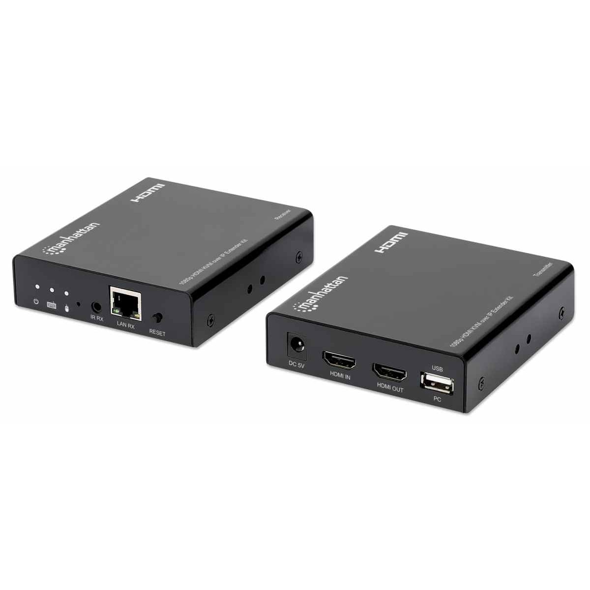 MANHATTAN 1080p@60Hz HDMI KVM over IP Extender Set bis 120m