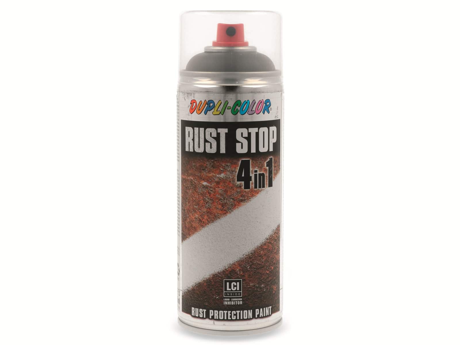 DUPLI-COLOR RUST STOP Spray, eisengrau seidenmatt, 400ml