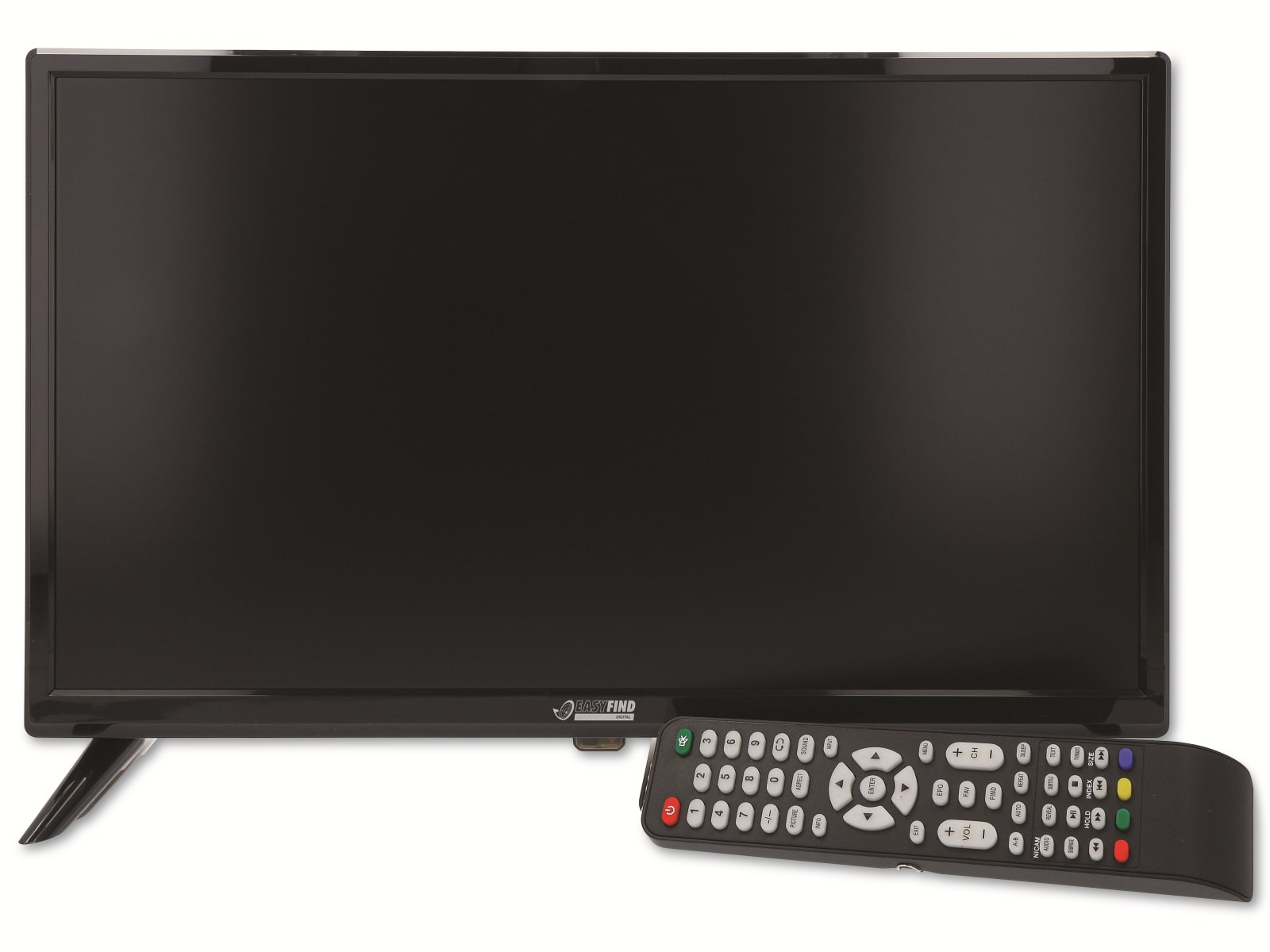 EASYFIND TV Camping Sat-System CD07, LED-TV 48 cm (19")