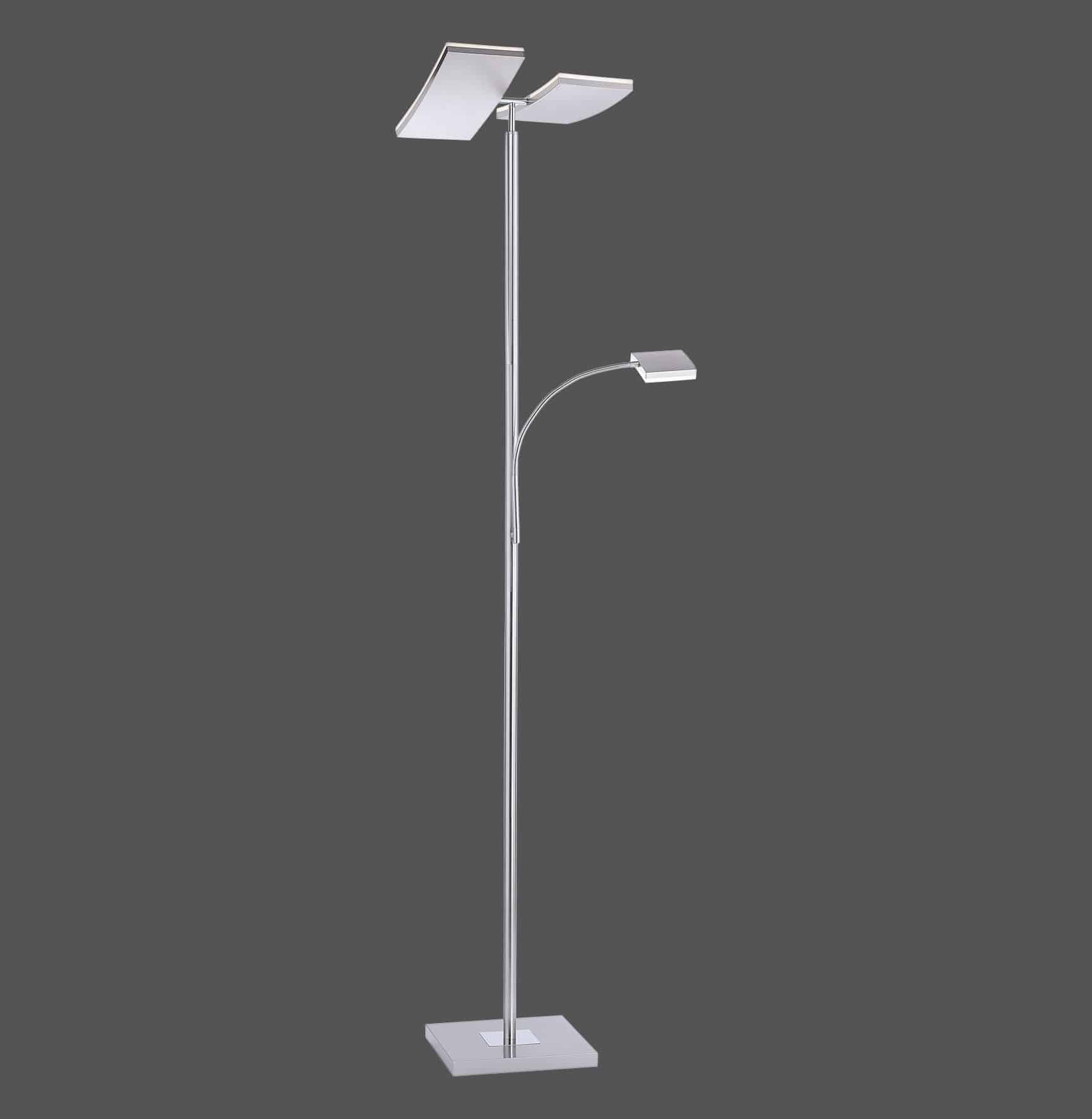 JUST LIGHT LED-Stehleuchte 11725-55 stahl, 25 W, 2900 lm, 3000 K