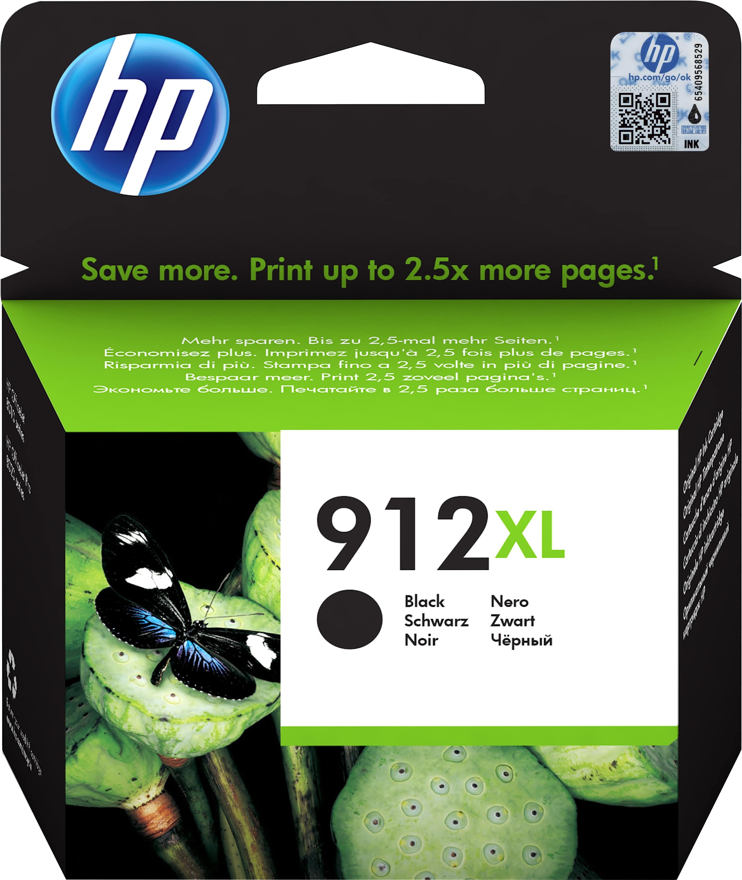 HP Tintenpatrone 912XL, black