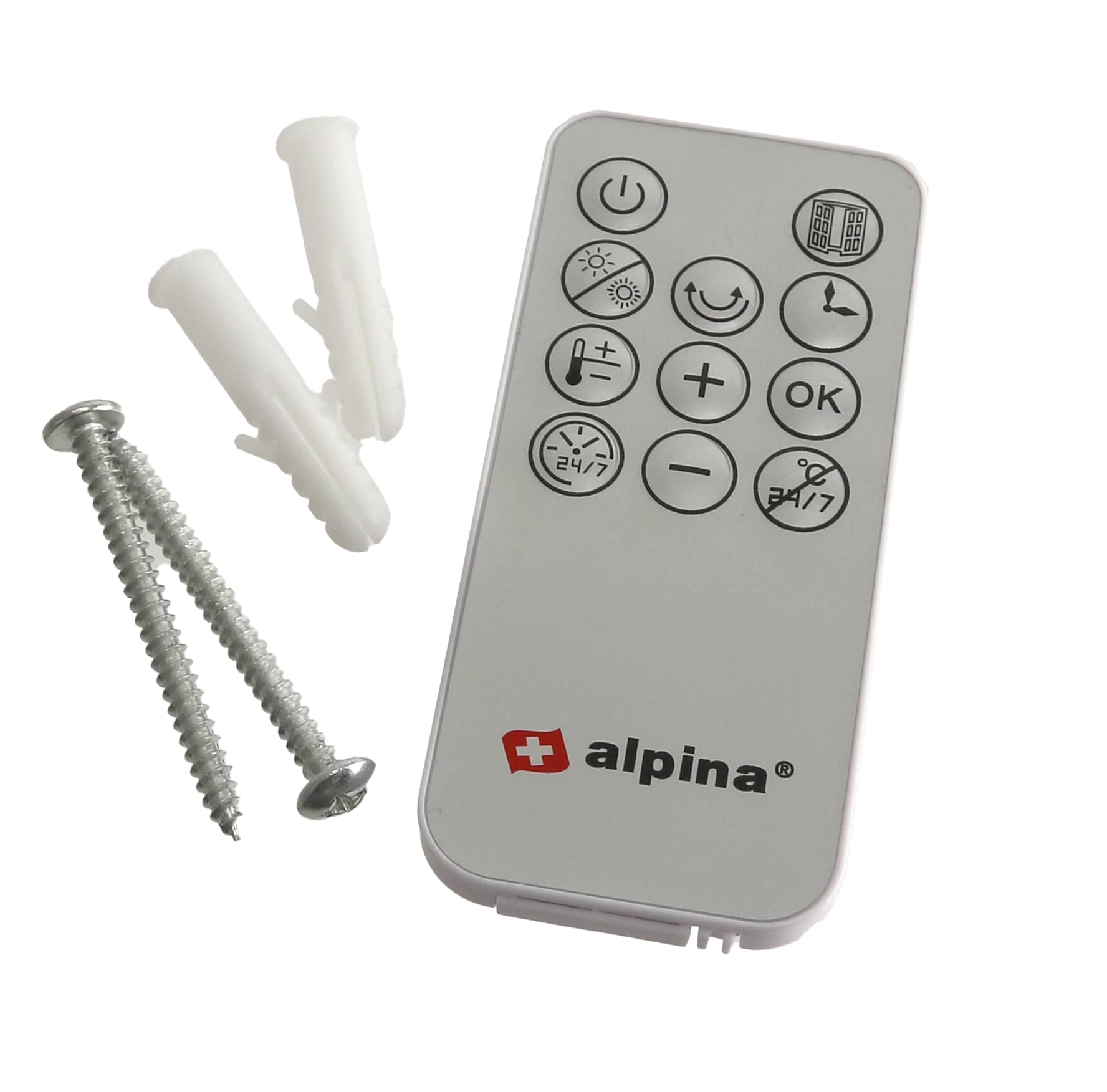 ALPINA Wandheizung, 2in1, 2000 W, ohne Wifi, weiß