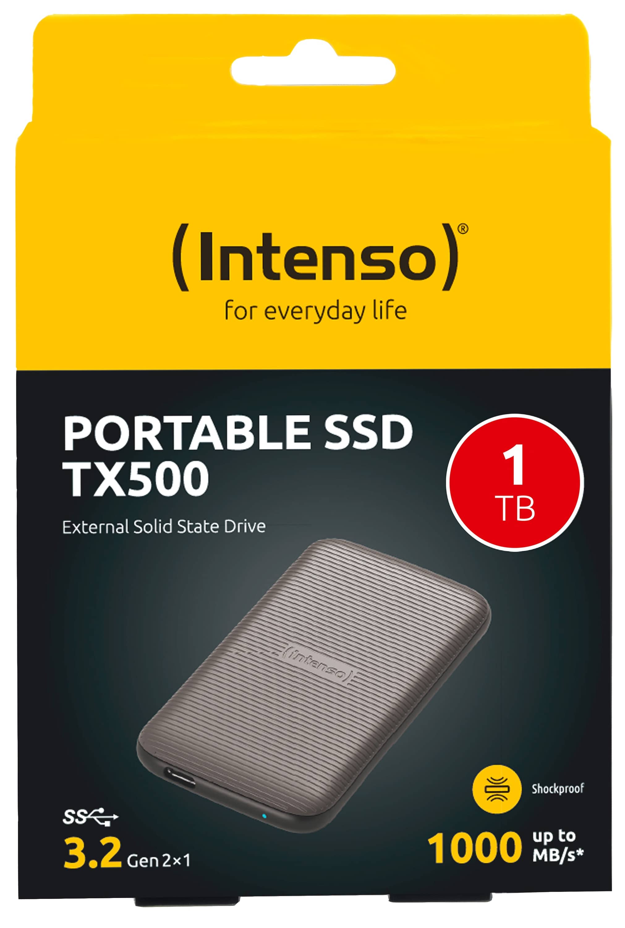 INTENSO USB 3.2-SSD TX500 1TB