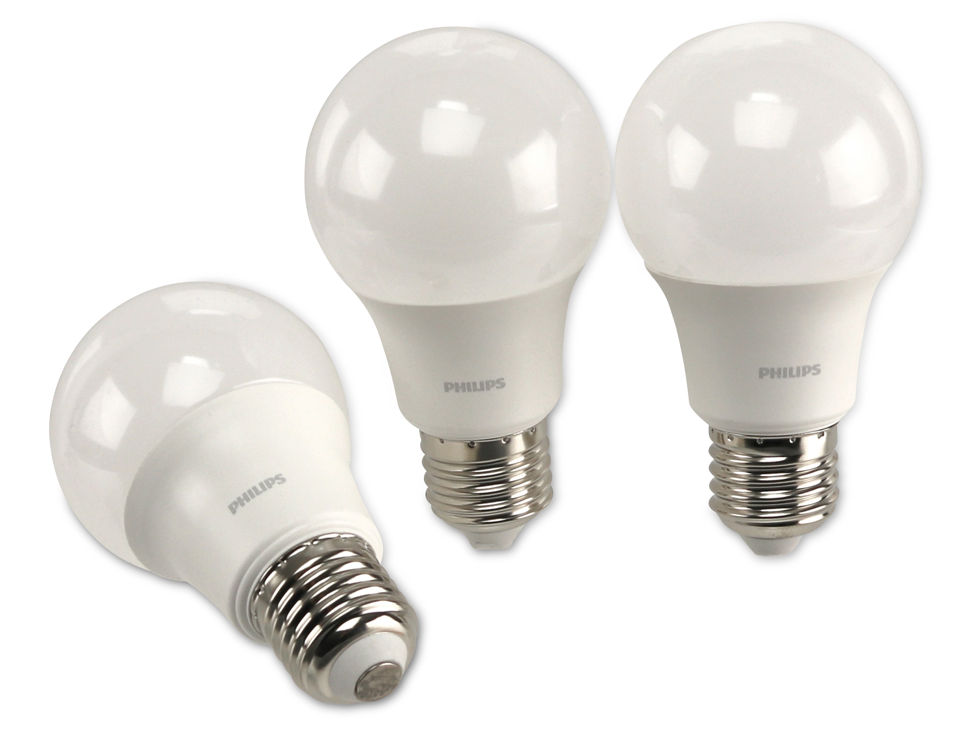 PHILIPS LED-Lampe E27, EEK: F, 5,5 W, warmweiß, 3er-Set
