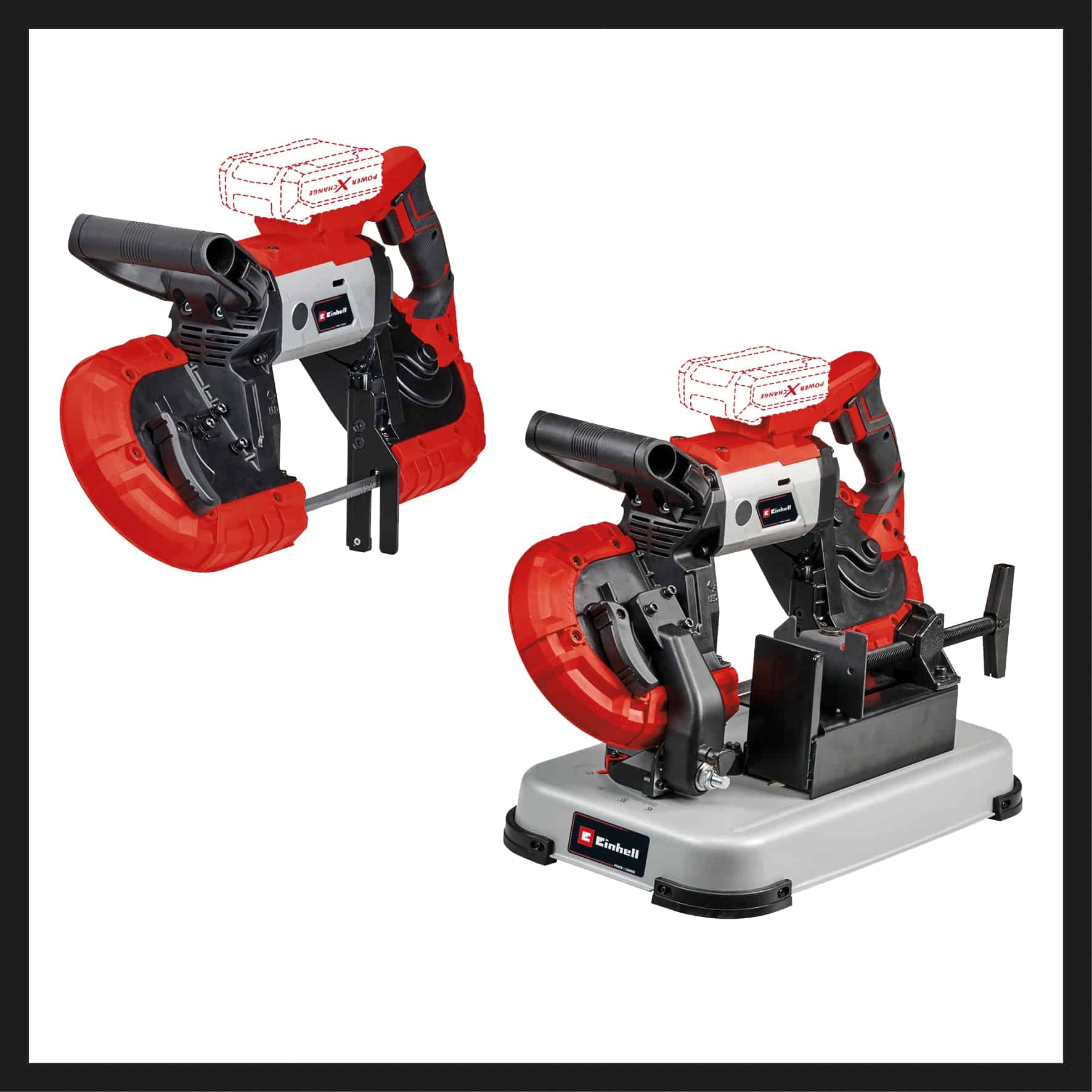 EINHELL Akku-Bandsäge TE-MB 18/127 U Li-Solo