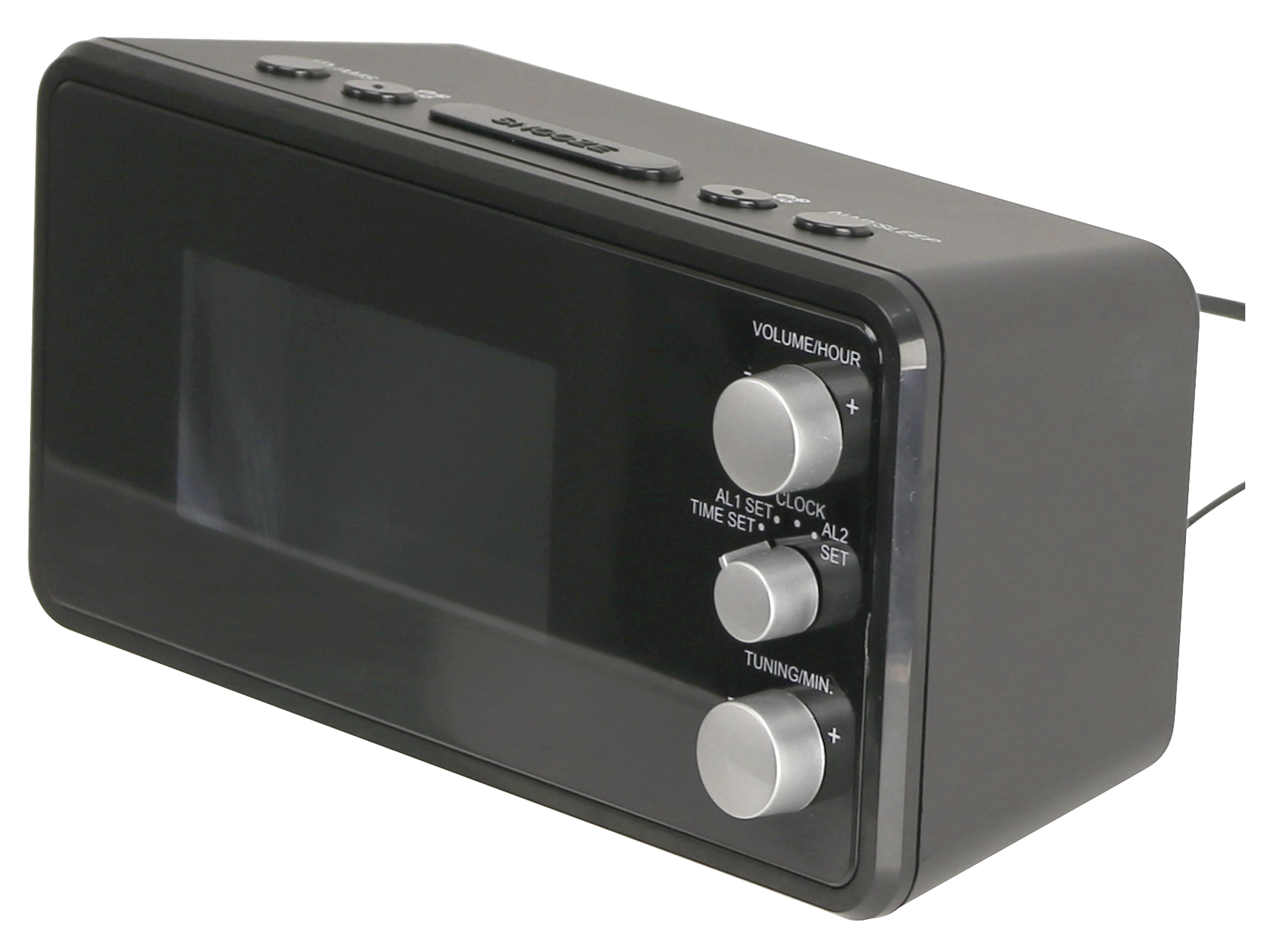 Uhrenradio, RW264, schwarz, B-Ware