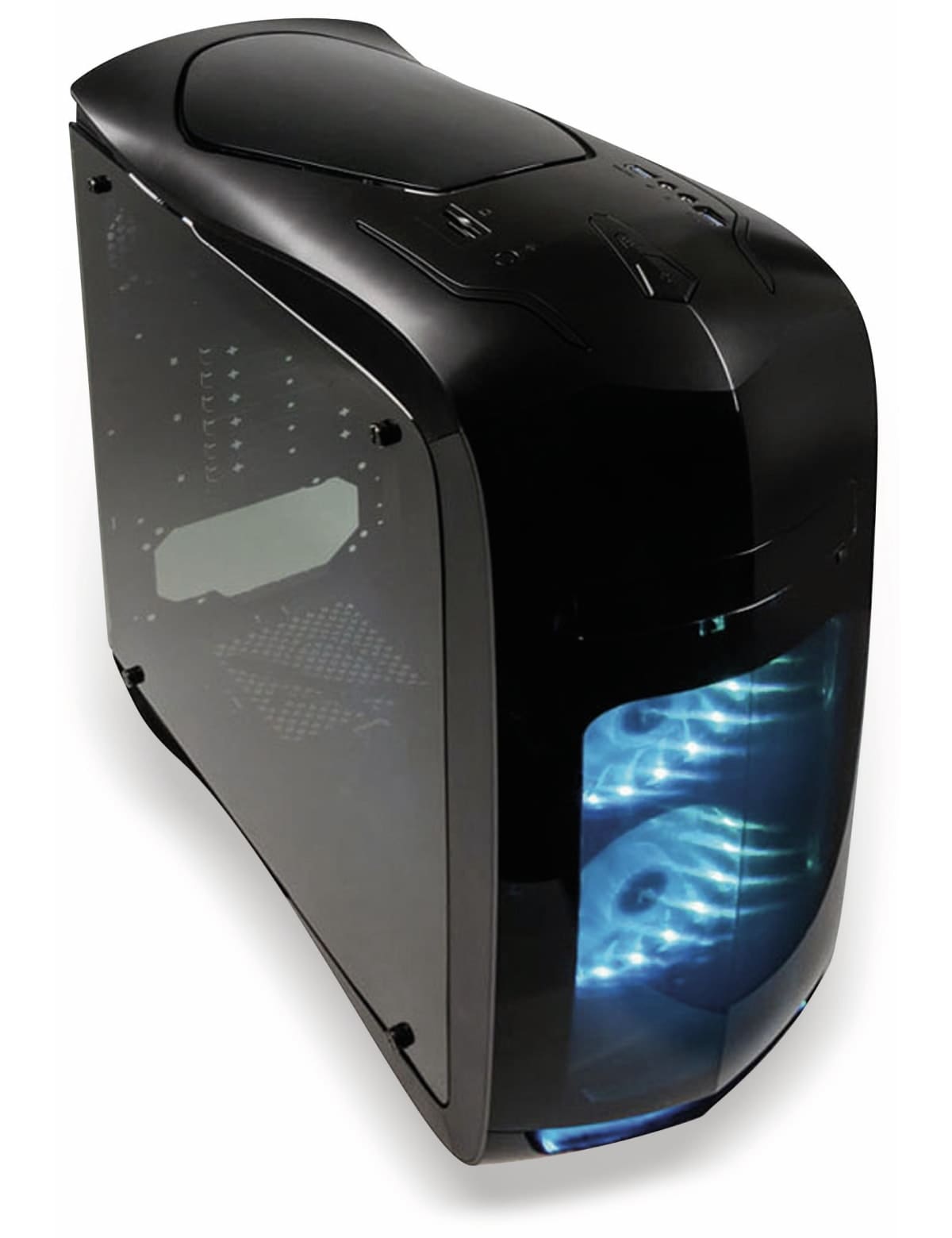 Kolink PC-Gehäuse Punisher RGB, Midi-Tower, schwarz