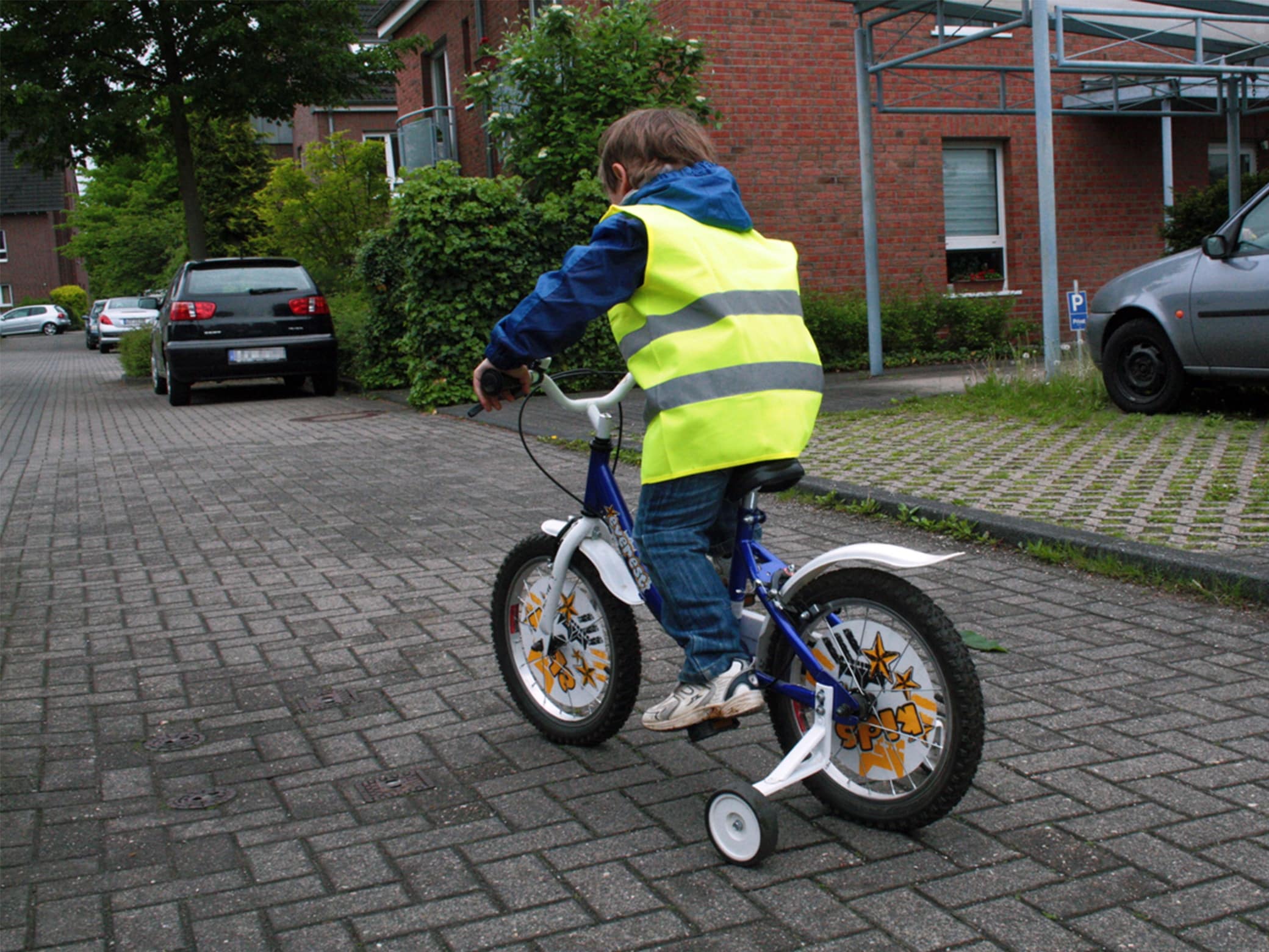 Sicherheitsweste für Kinder, gelb, DIN EN1150-1999