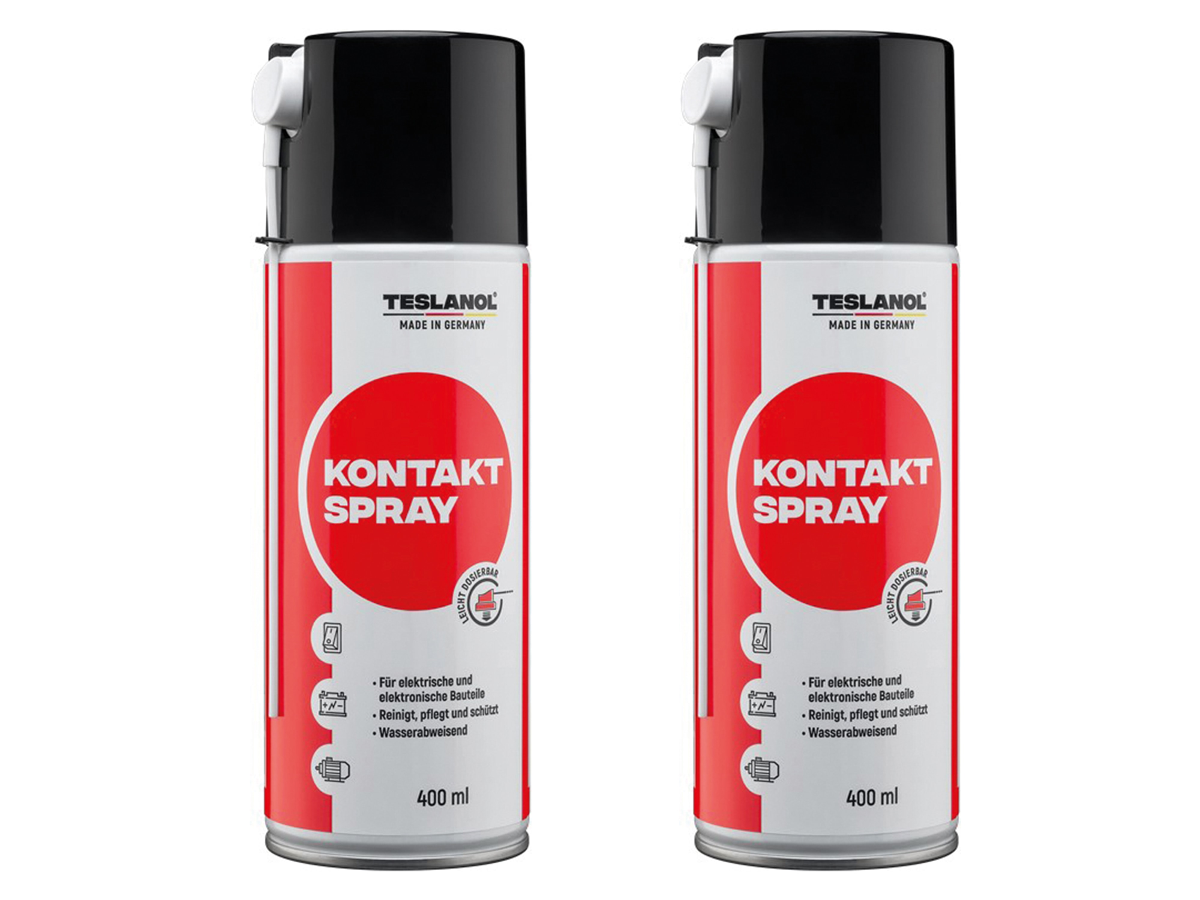 TESLANOL 26026 Kontaktspray T6, 400 ml, 2 Stück