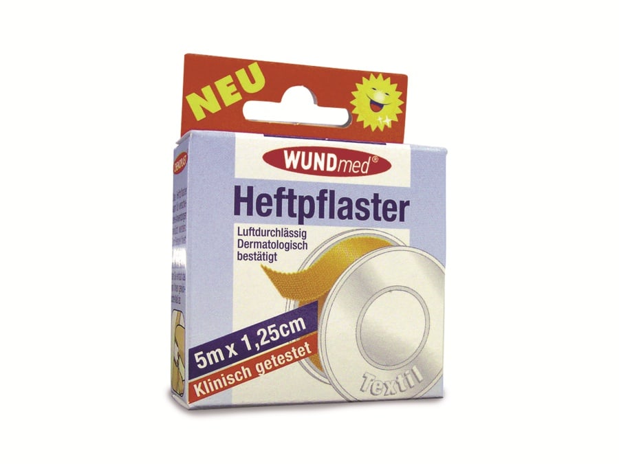 WUNDMED Heftpflaster, 1,25 mm x 5 m 