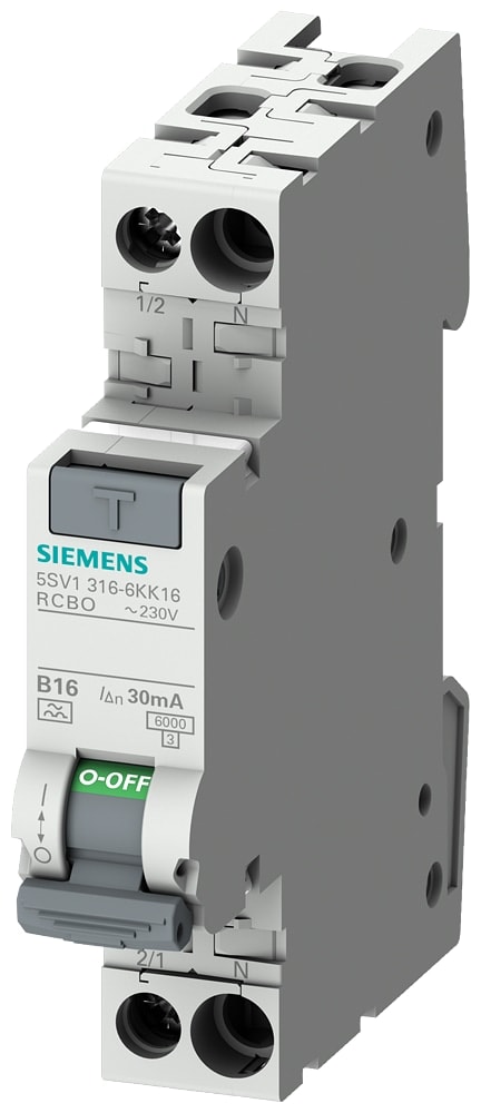 SIEMENS Fehlerstrom-/Leitungsschutzschalter kompakt 5SV1316-6KK13