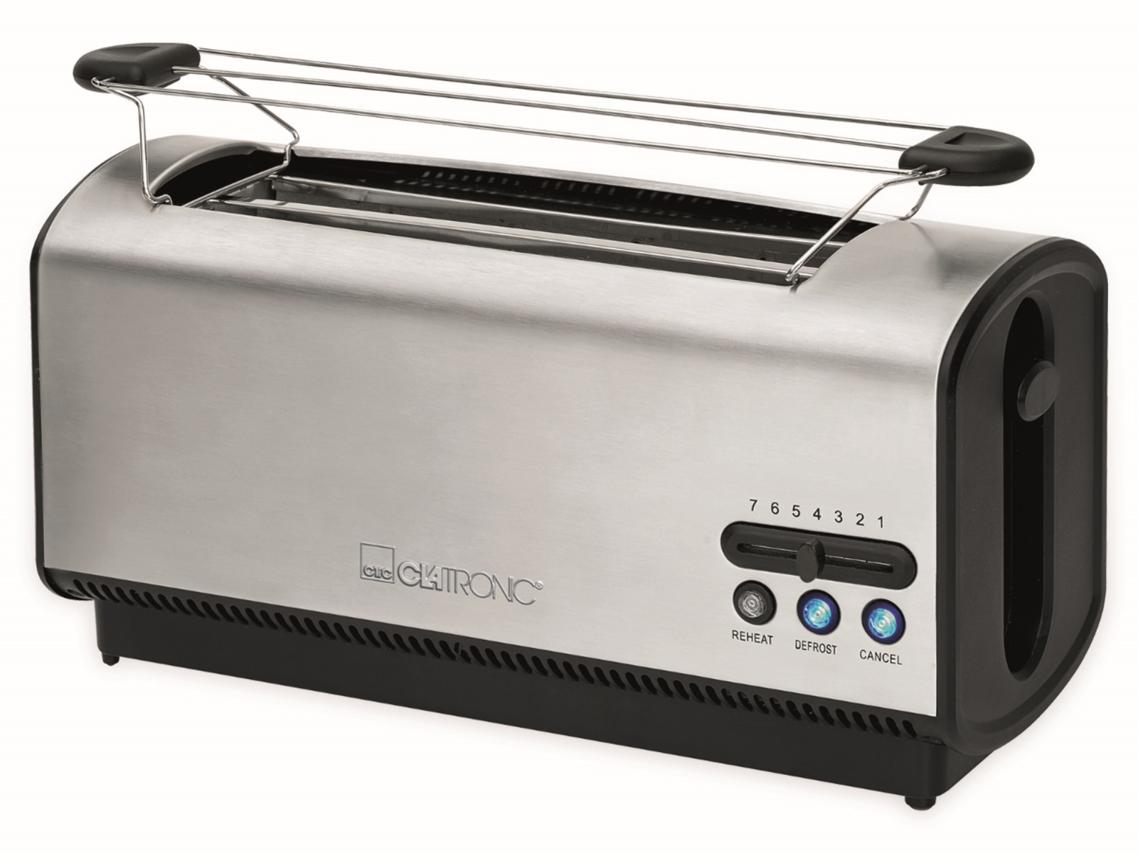 CLATRONIC Langschlitz, Toaster TA 3687, 1200 W, Edelstahlgehäuse