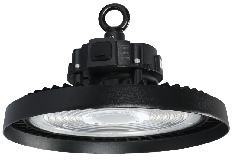 ENOVALITE LED-Highbay-Leuchte, UFO, EEK: C, 200W, 34000lm, 4000K, schwarz