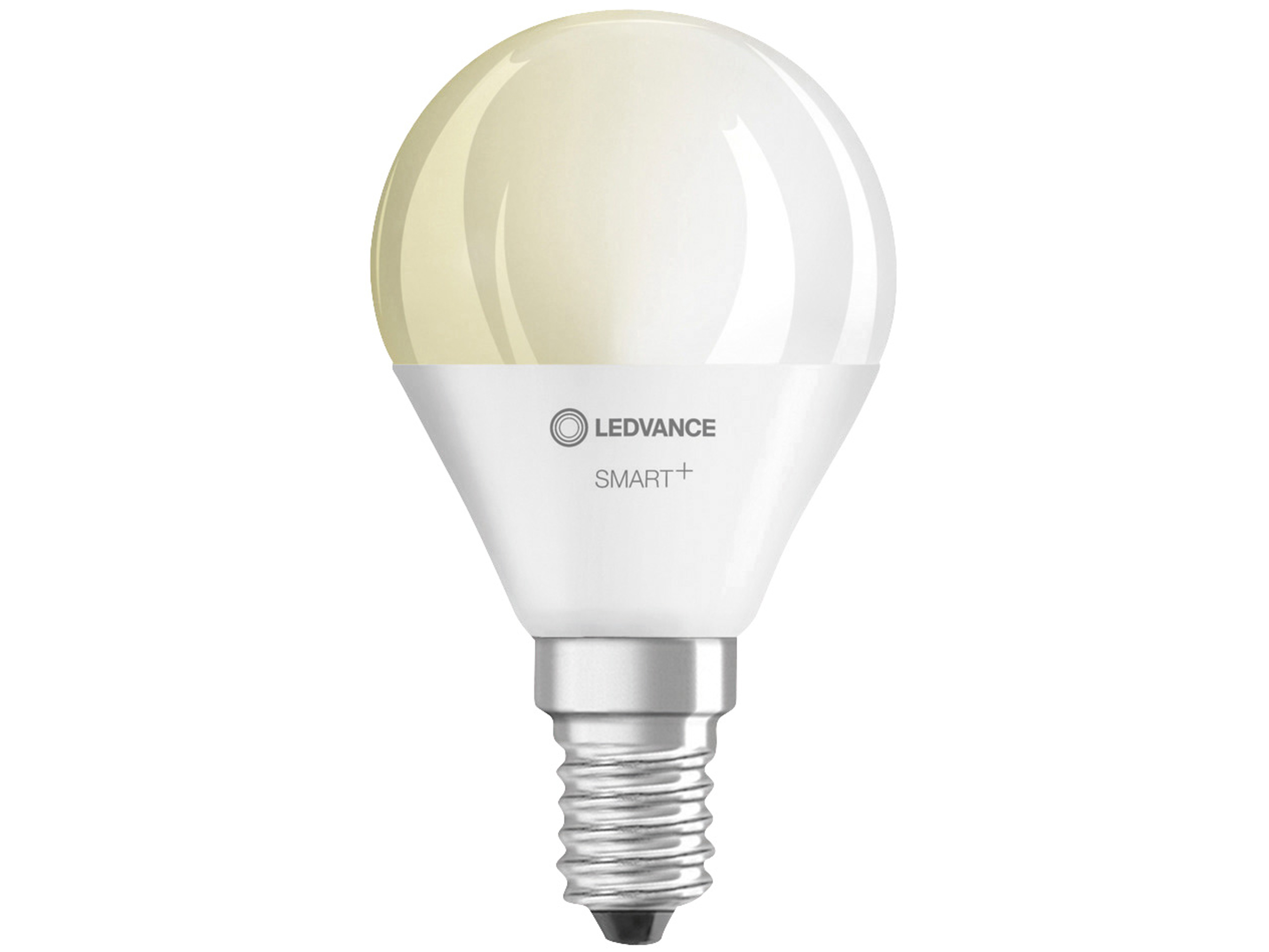 LEDVANCE LED-Lampe SMART+ WiFi Mini bulb, P46, E14, EEK: F, 4,9 W, 470 lm, 2700 K, Smart