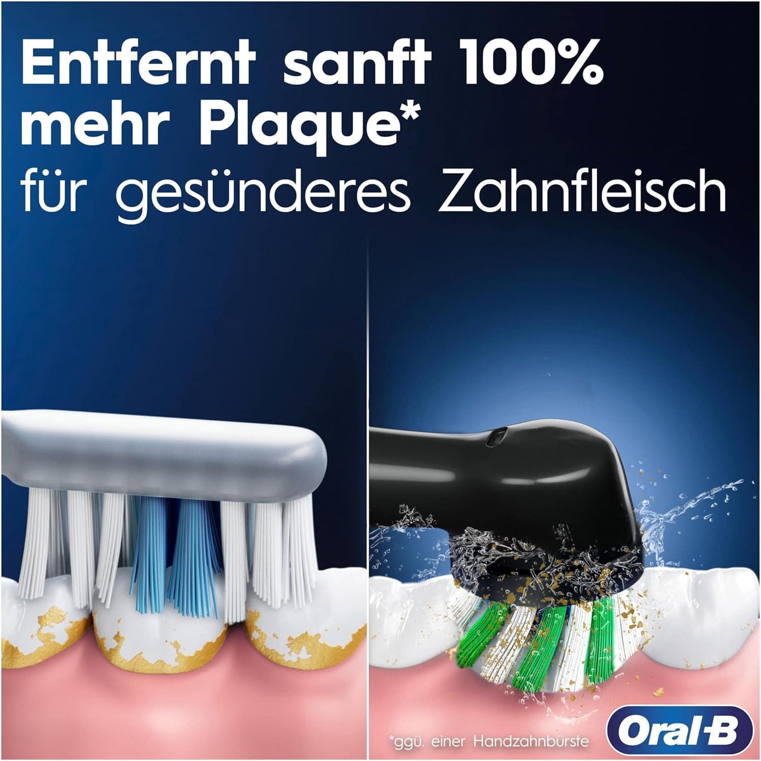 ORAL-B Elektrische Zahnbürste Pro 3, 3000 Sensitive Clean Black JAS22