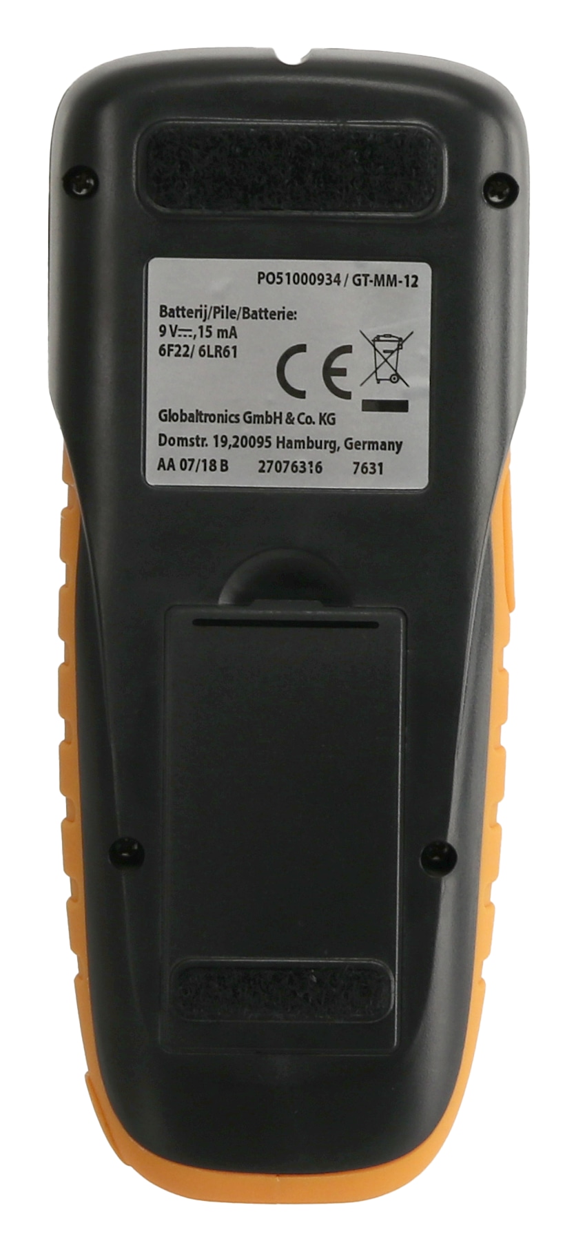 Multi-Sensor GT-MM-12, LCD, Holz, grau/orange, elektr. Leitungen/Metall