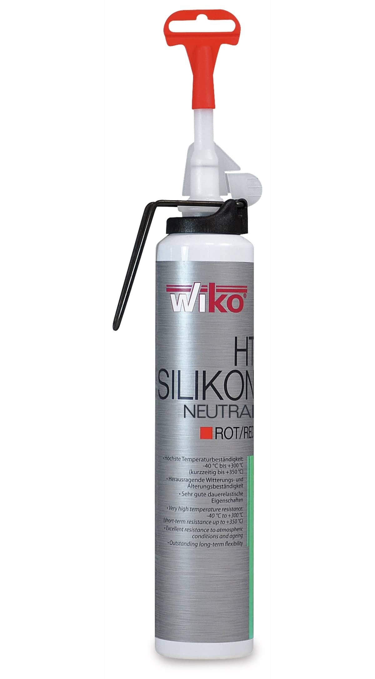 WIKO Silikon-Dichtmasse RED-SIL, Automatikkartusche 200 ml