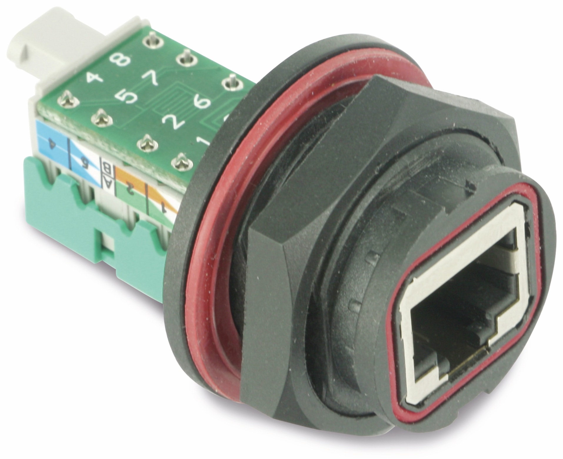 DAYCOM RJ45 Einbaukupplung NEK-IP68