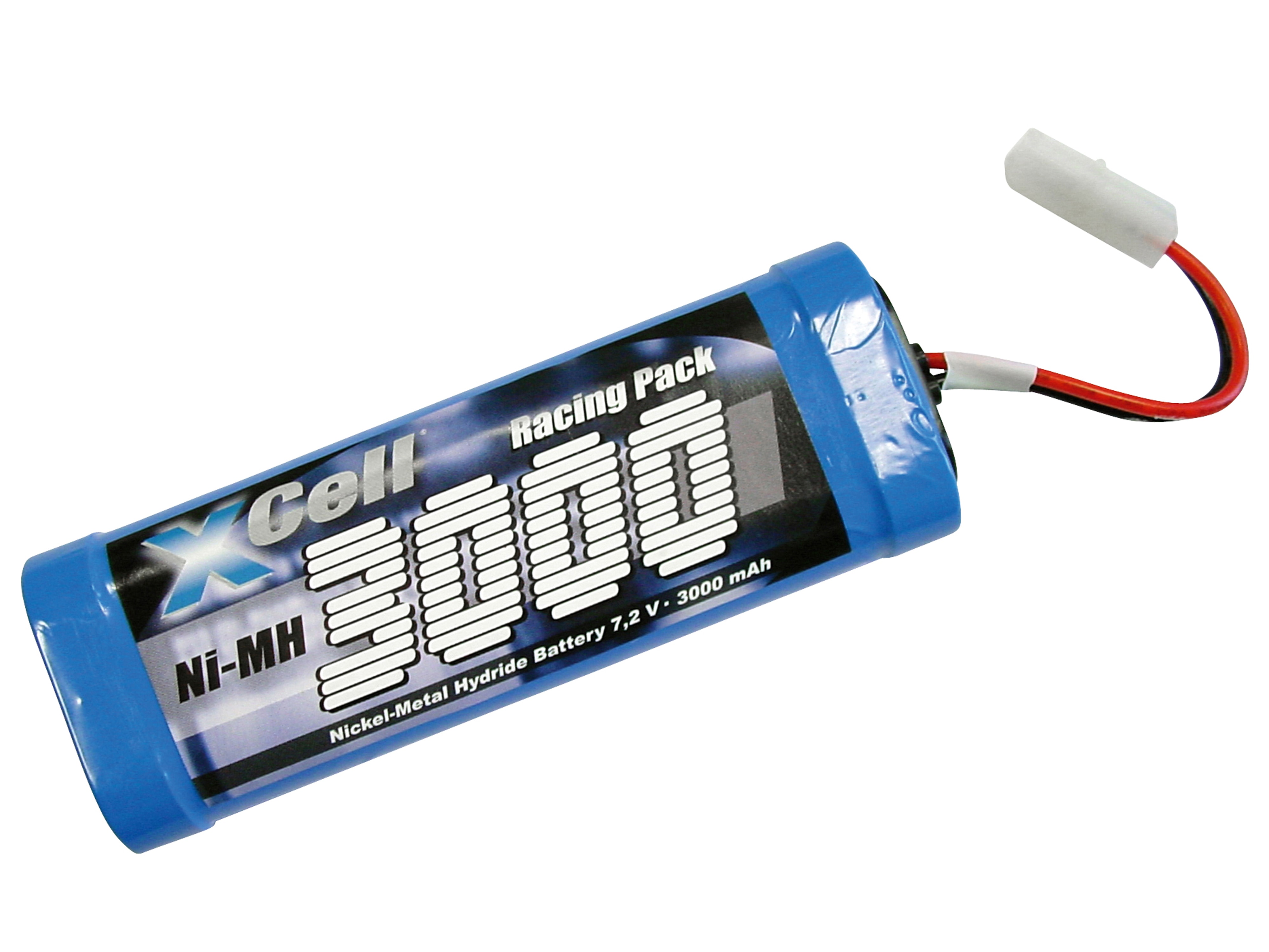 XCELL Ni-MH Akku 114362 RC-Pack, 7,2 V, 3000mAh, L2x3