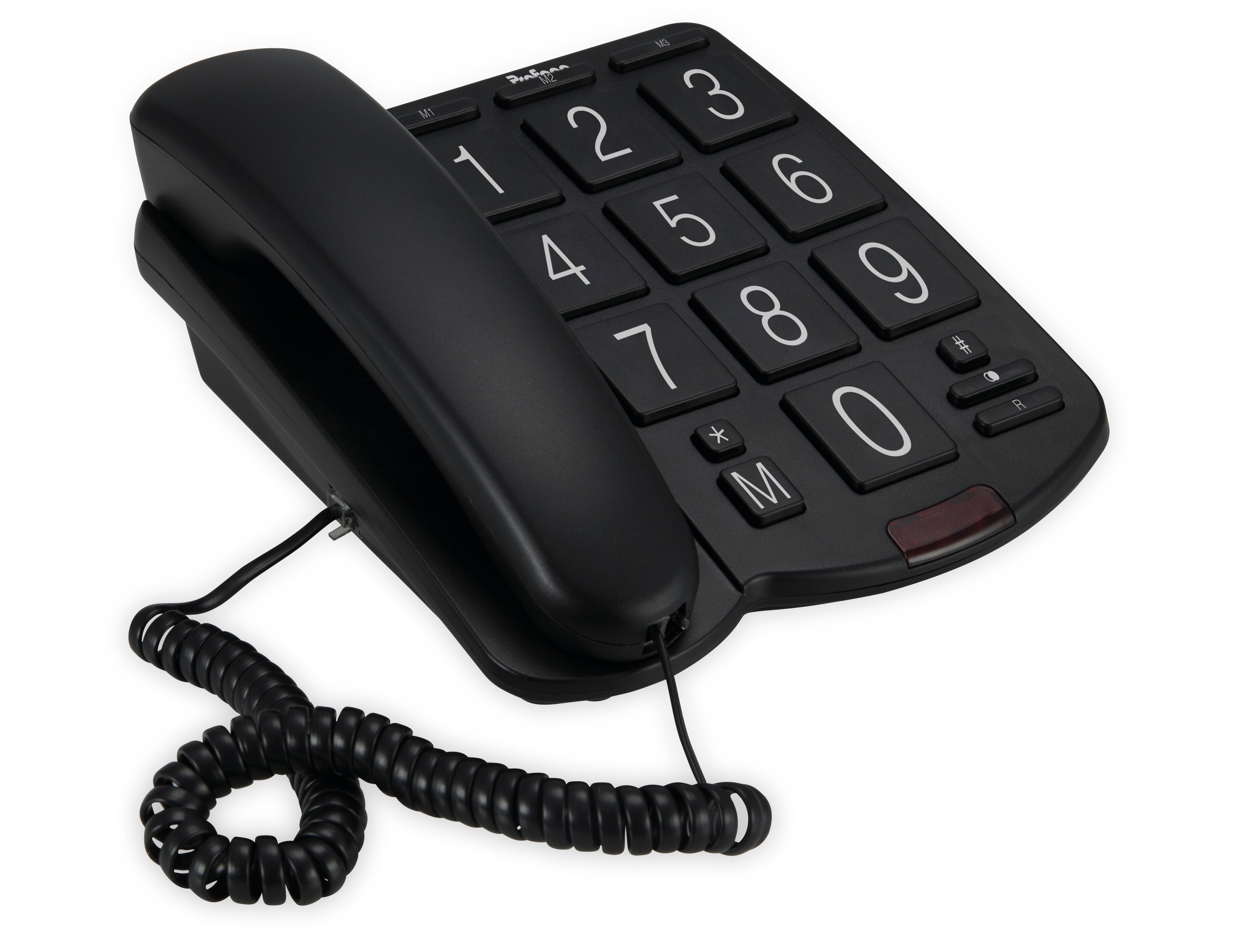 PROFOON Großtasten-Telefon TX-575, schwarz