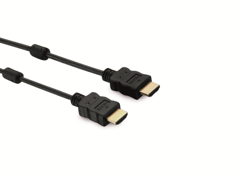 S-IMPULS HDMI-Kabel, HIGH SPEED WITH ETHERNET, 2x Ferrit-Filter, 1,5 m