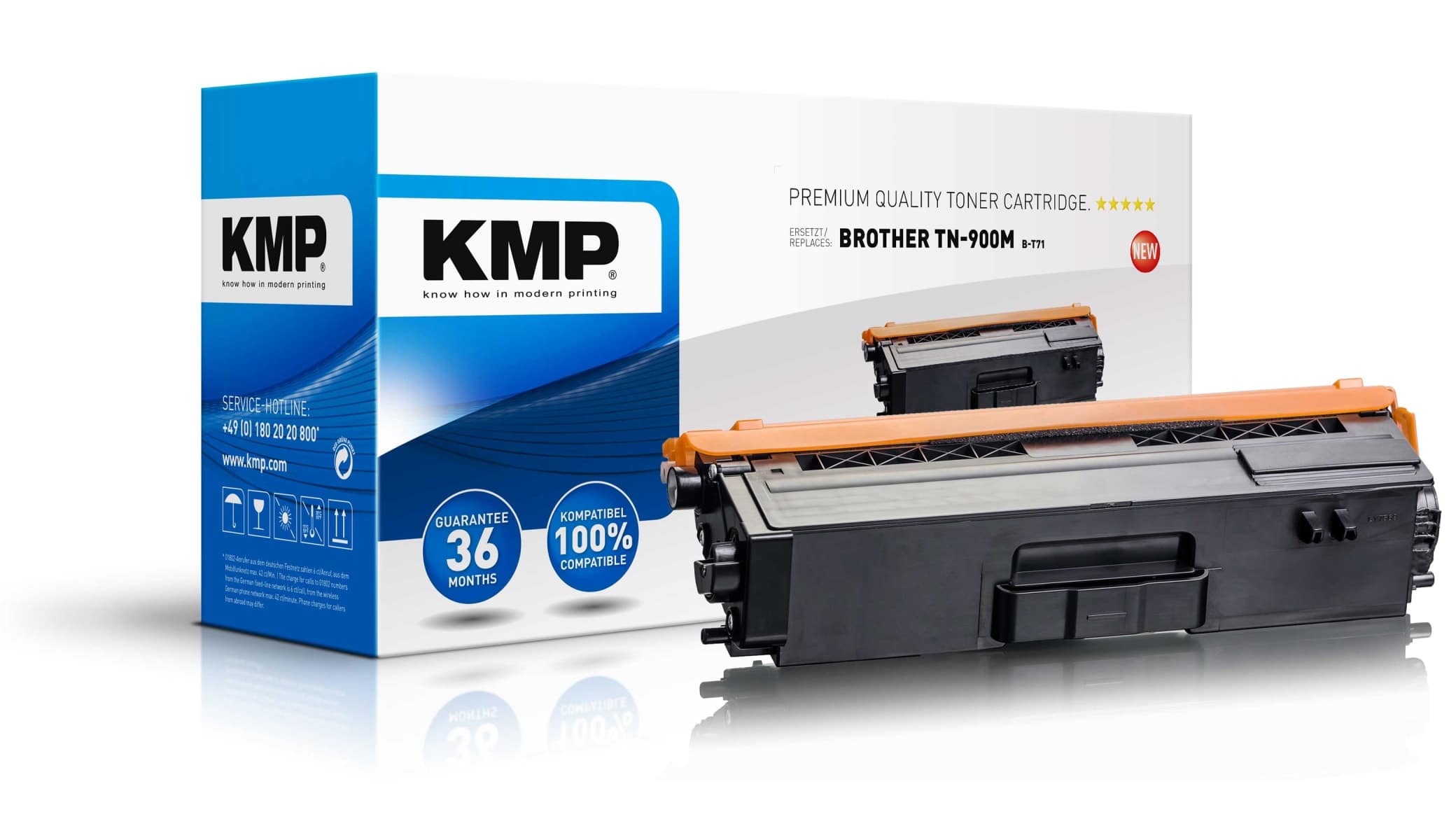 KMP Toner B-T71, kompatibel für TN900M, magenta