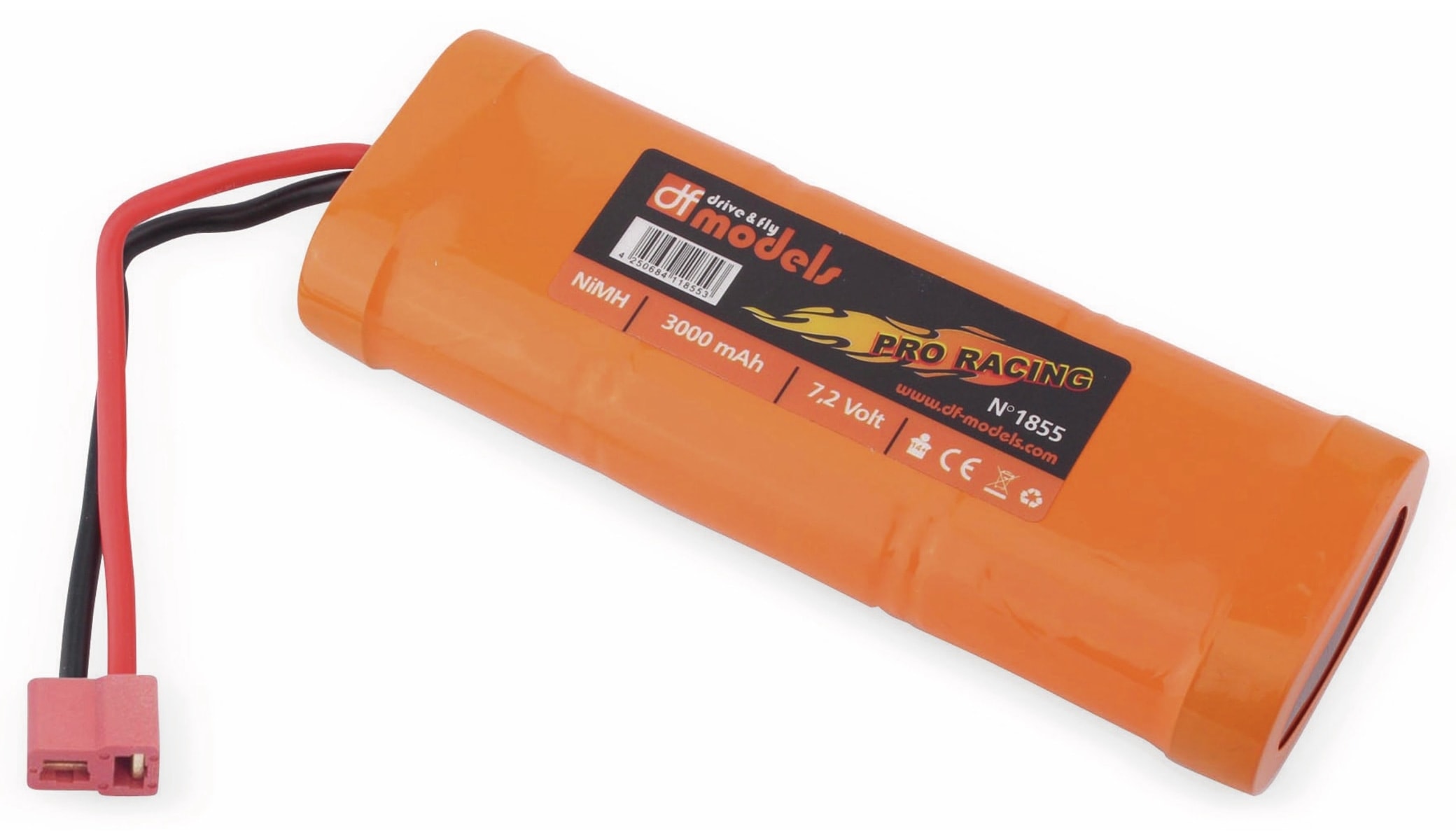 DF MODELS NiMH-Racingpack PRO RACING, 7,2 V-/3000 mAh