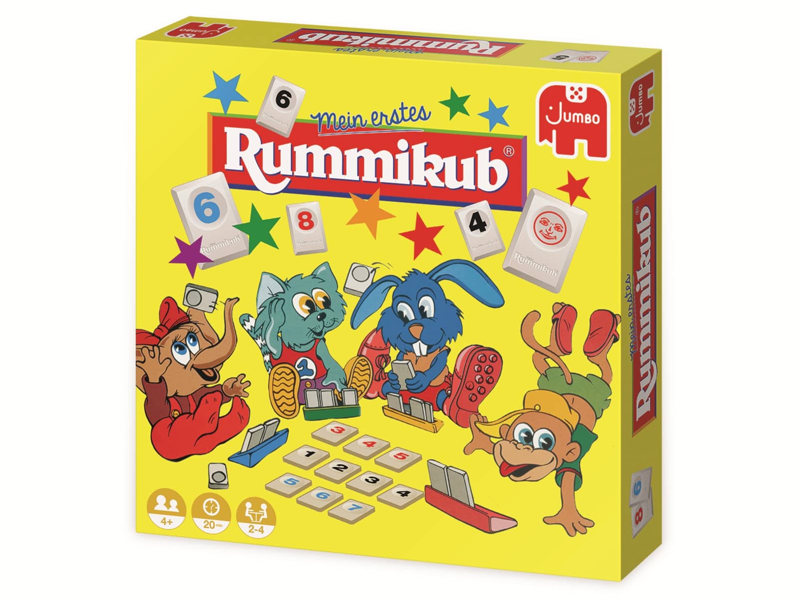 JUMBO Spiele Familienspiel, 3990, Original Rummikub Mein erstes Rummikub