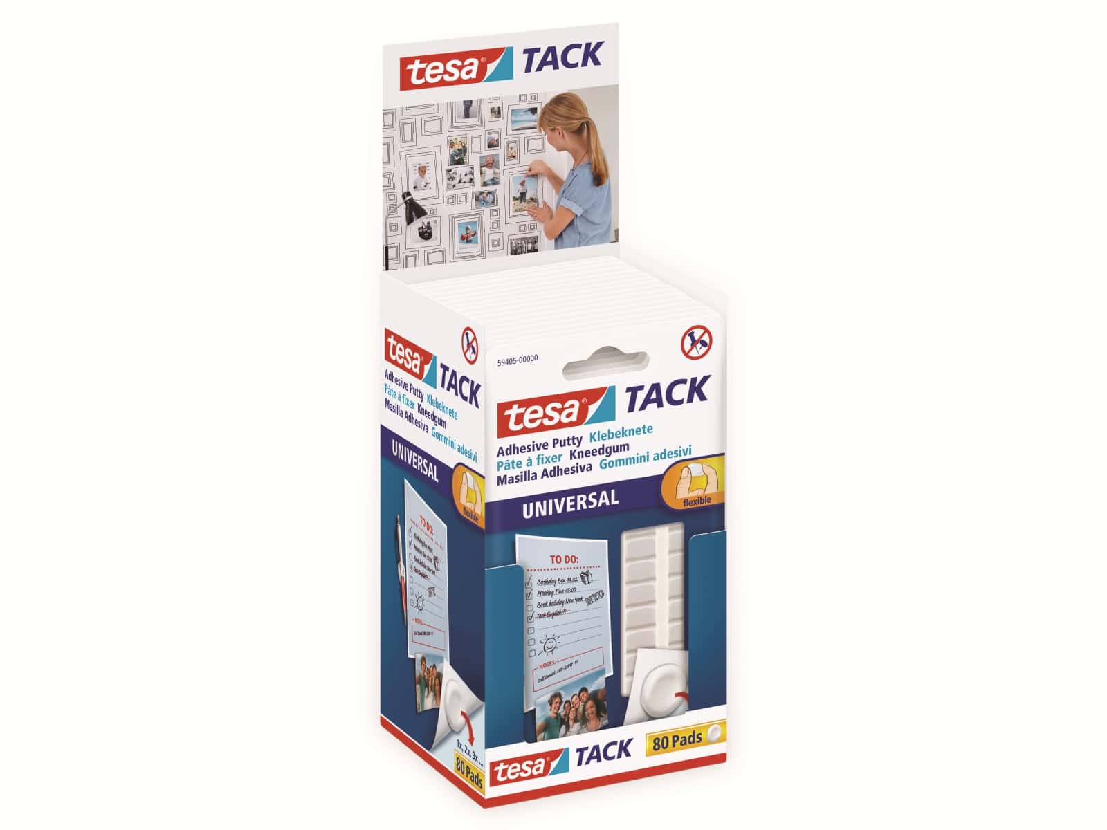 TESA Tack® Klebeknete, 80 Stück, 59405-00000-00