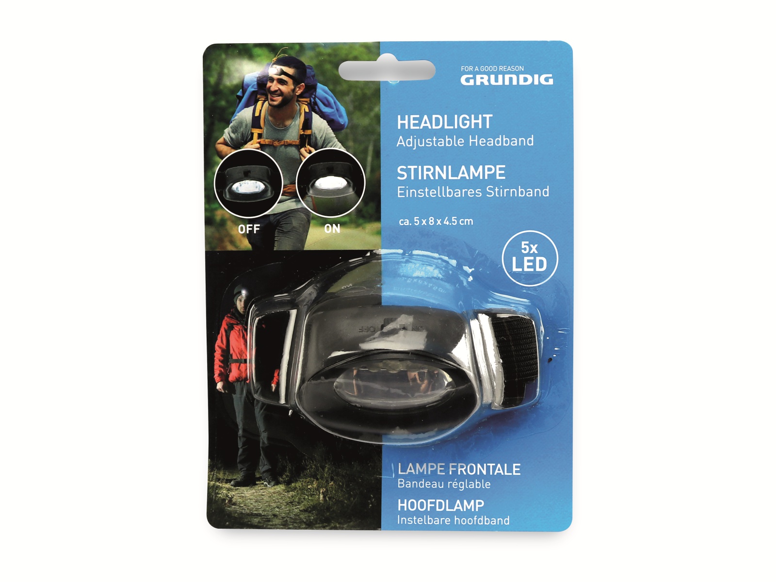 GRUNDIG LED-Headlight 5 LEDs