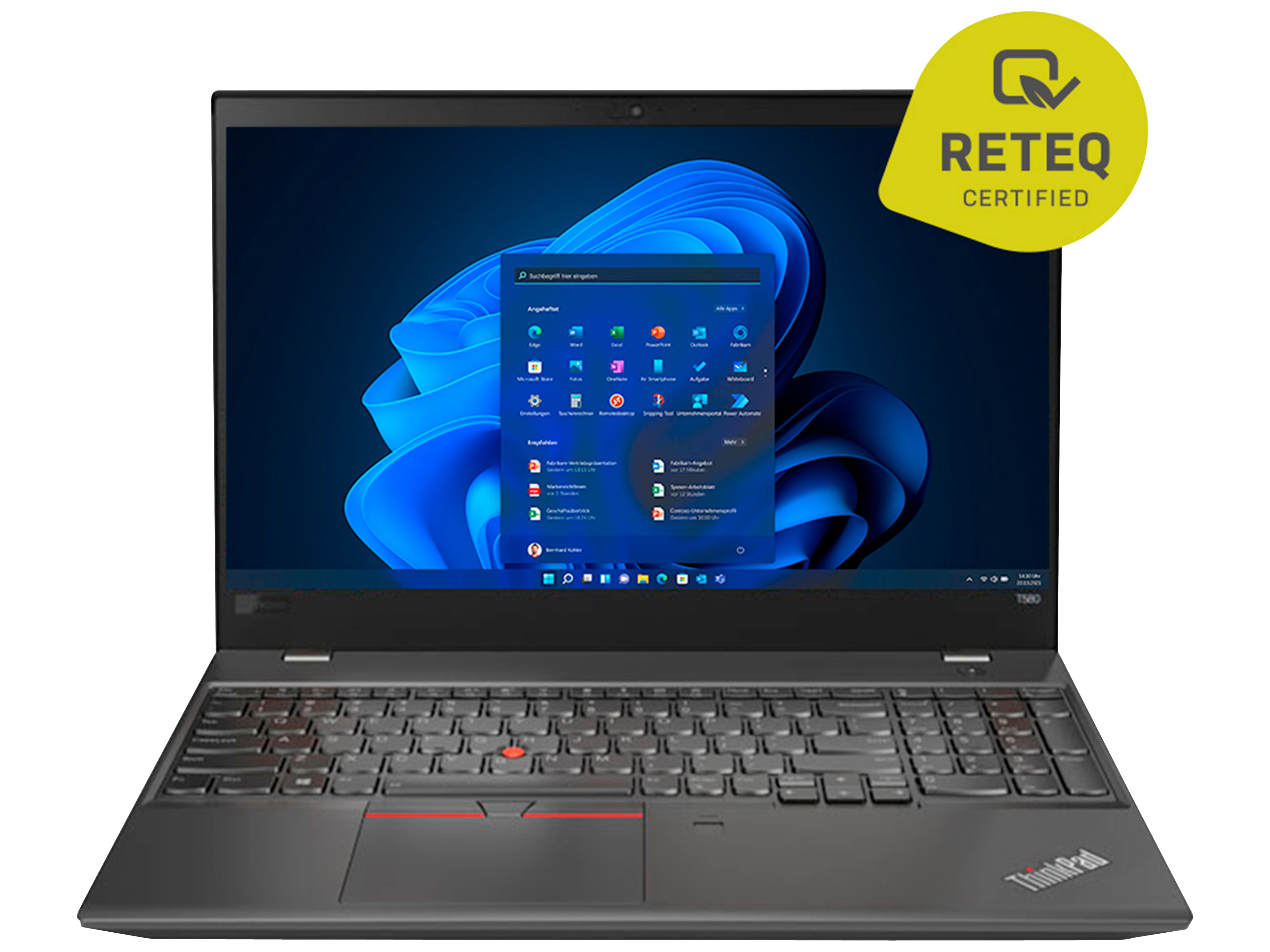 LENOVO Notebook Thinkpad T580, i5, 39,6 cm (15,6"), 16GB, 500 GB SSD, Win11H, refurbished