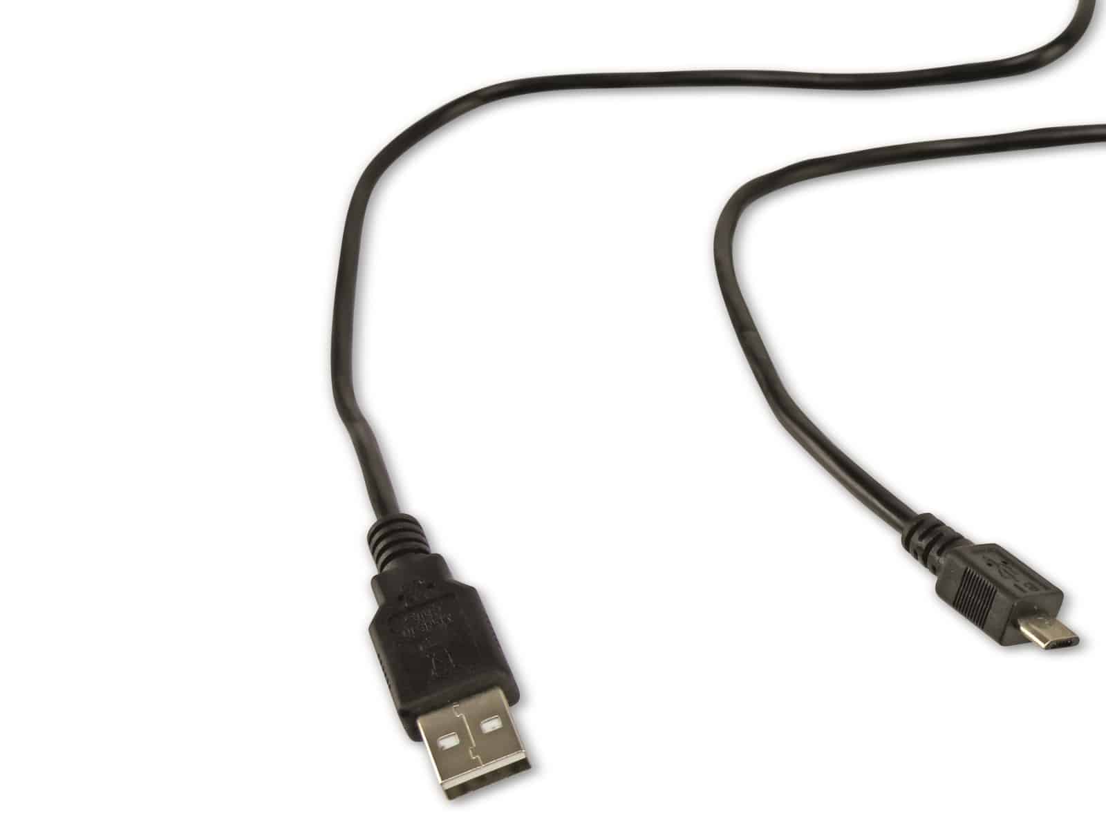 USB2.0 Kabel, A/Micro-B, 1,4 m