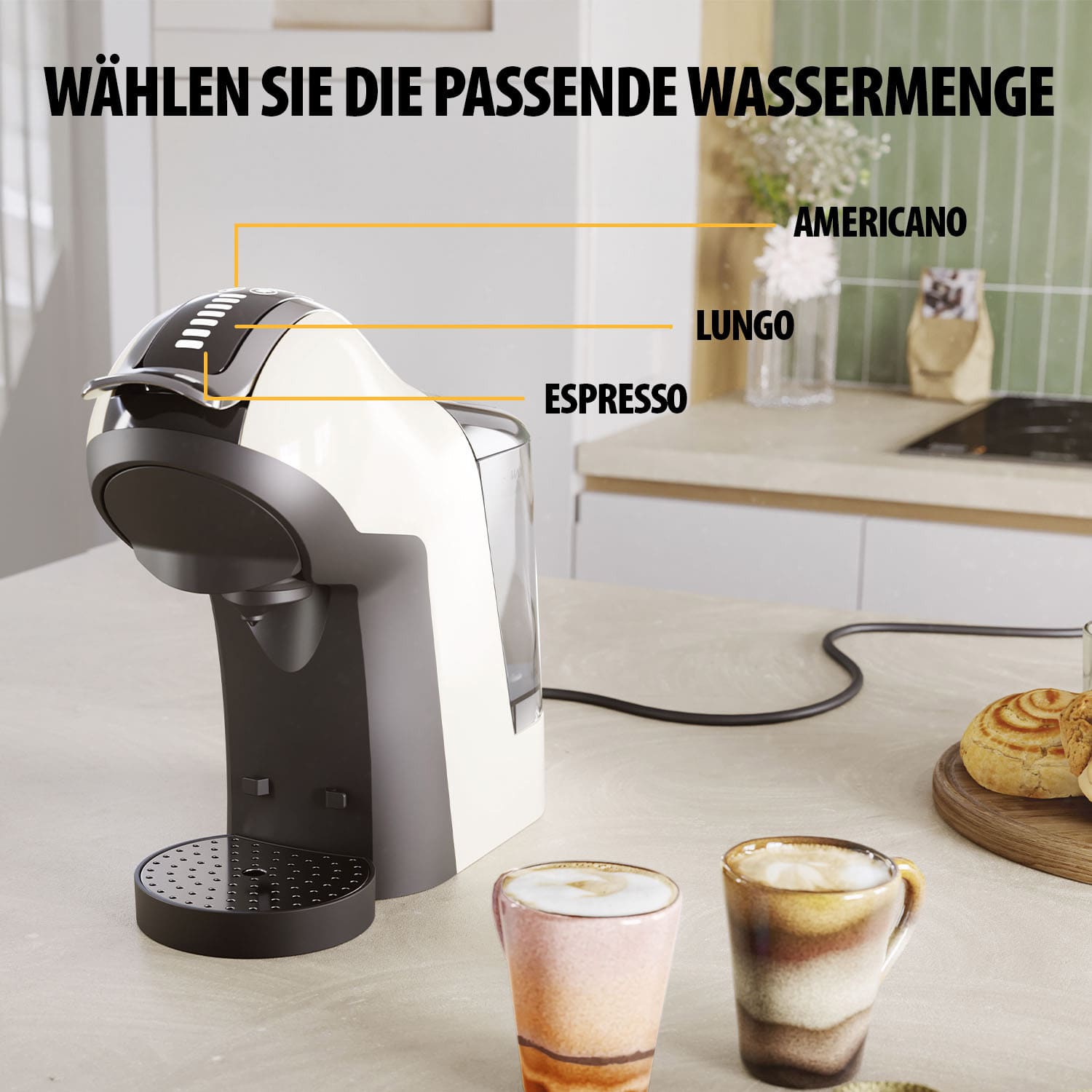 TRISTAR Multi-Kapsel-Kaffeemaschine CM-2301, 1400 W, 0,6 L