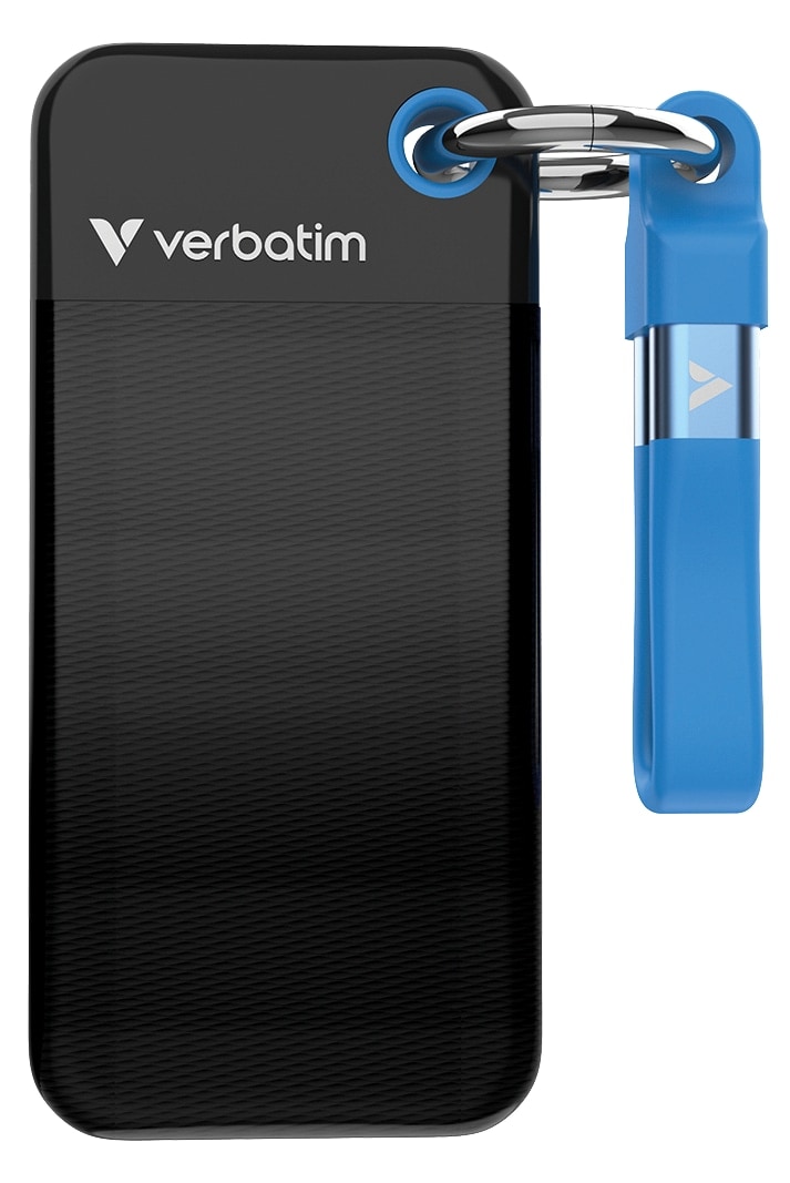 VERBATIM Externe SSD Pocket 1TB schwarz-blau