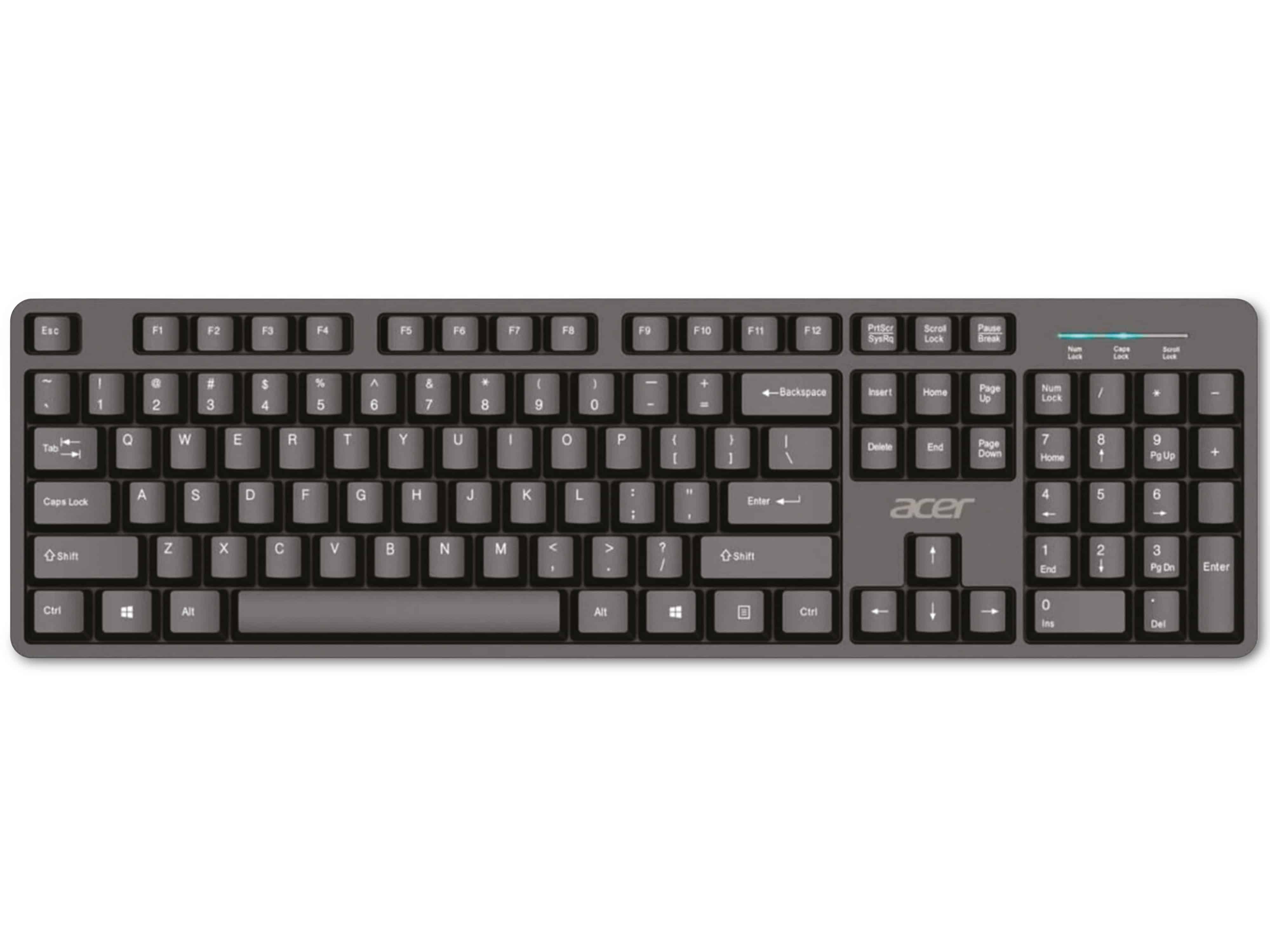 ACER USB-Tastatur 100, QWERTZ, schwarz