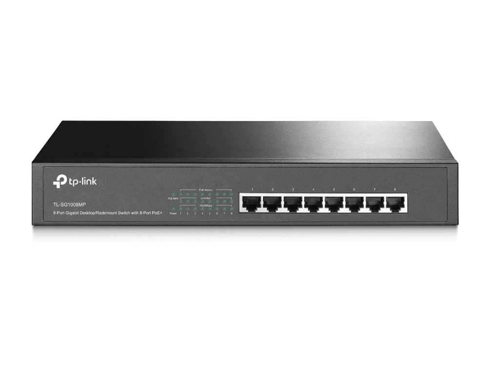 TP-LINK Switch TL-SG1008MP, 8 Port Gigabit