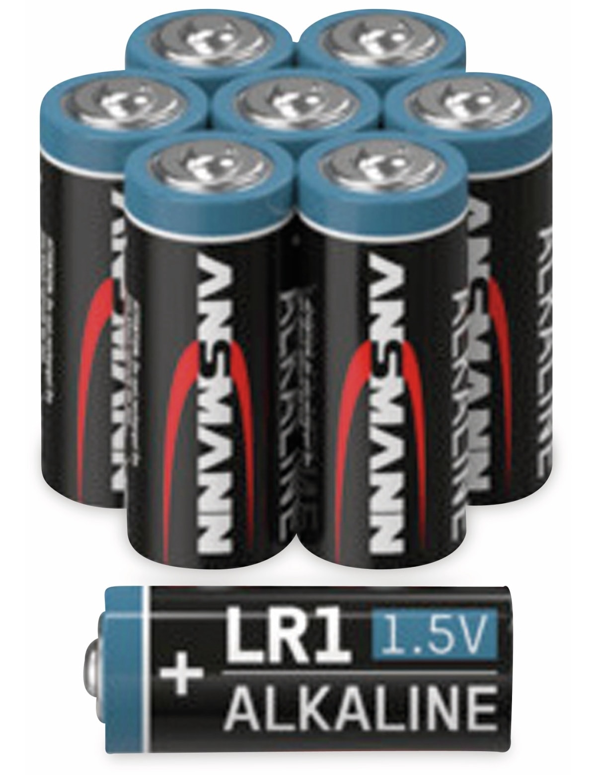 ANSMANN Batterie LR1, Alkaline, 8 Stück
