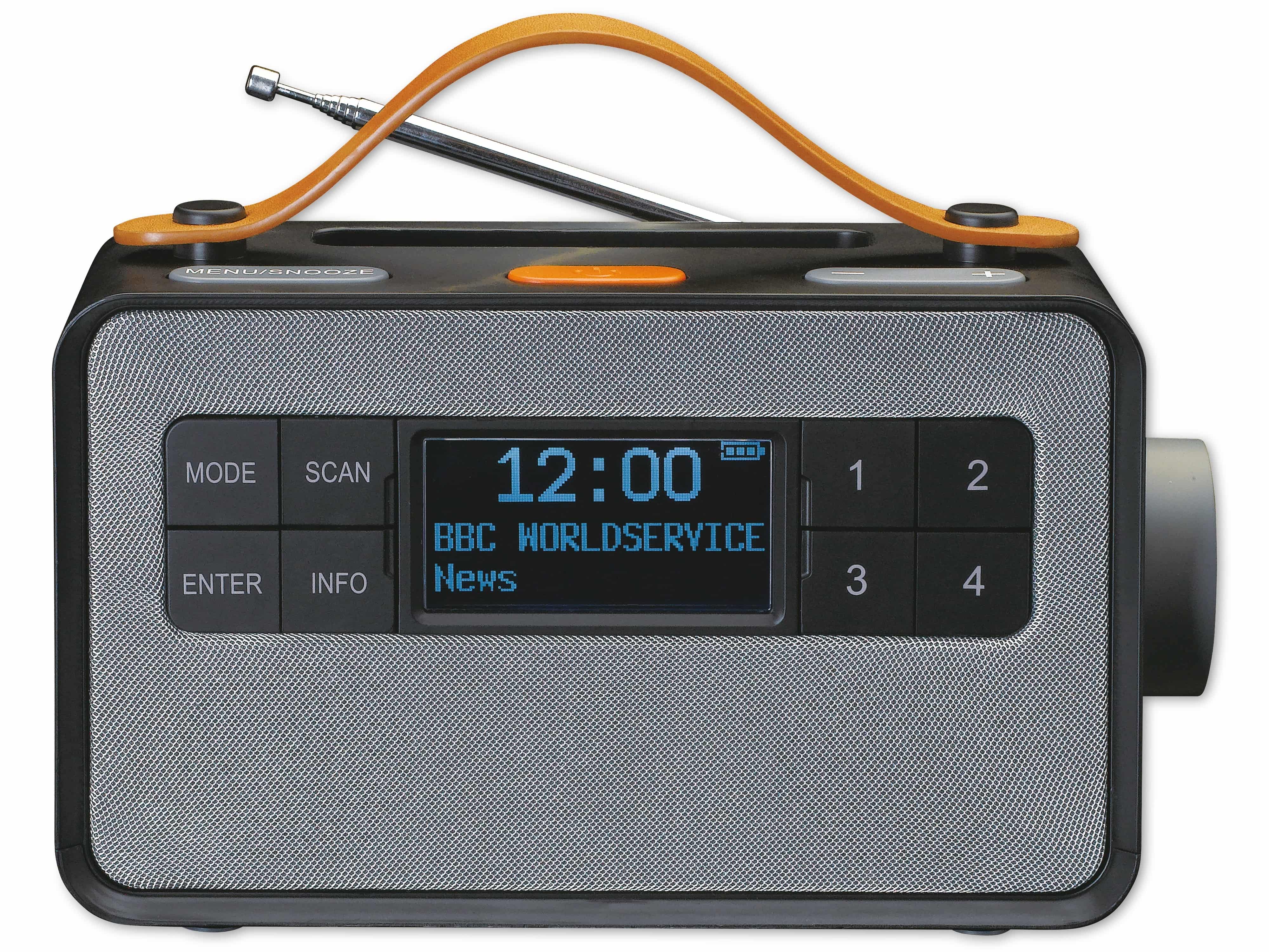 LENCO DAB+/FM Radio PDR-065BK, schwarz