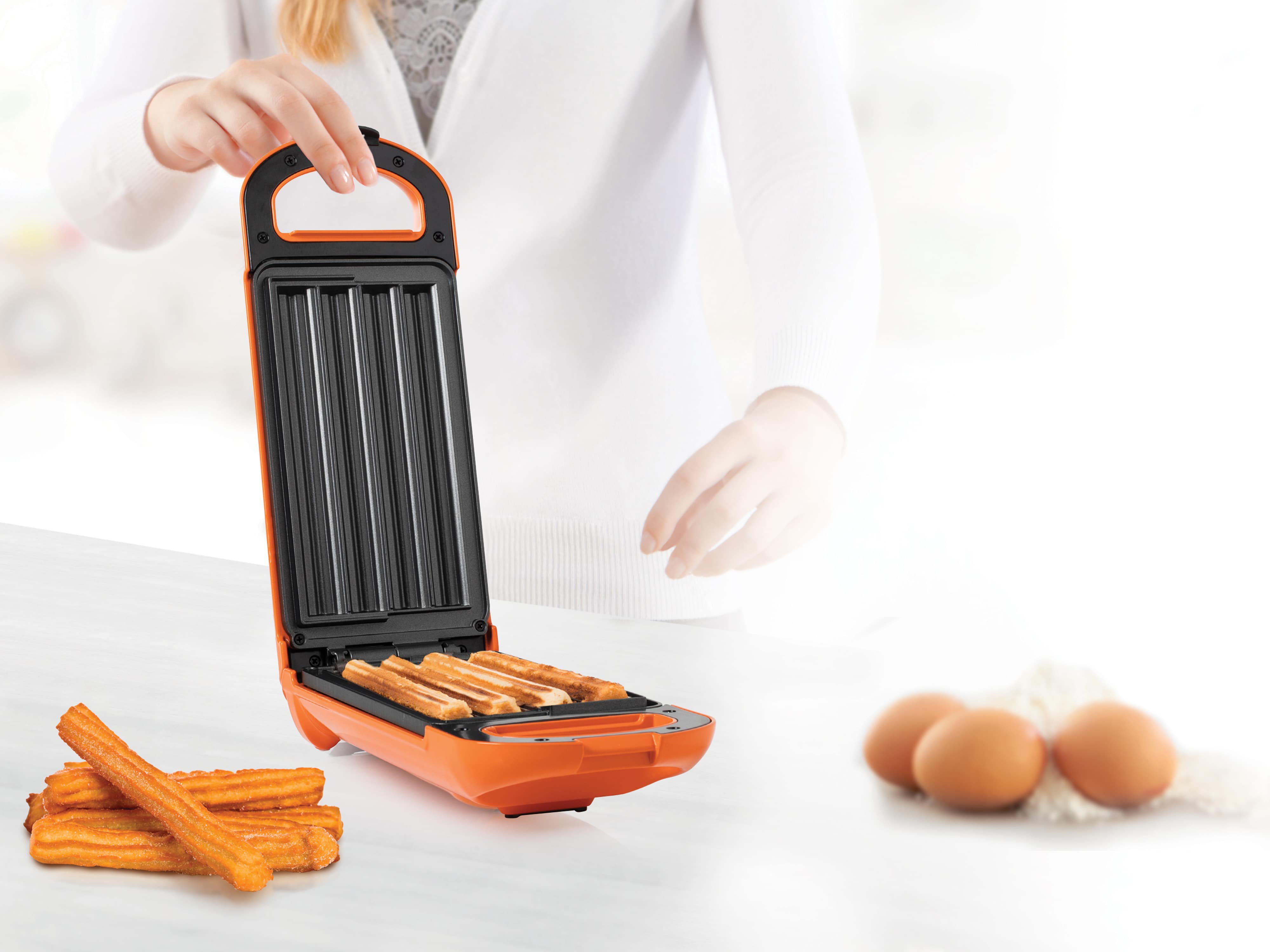 PRINCESS Churros Maker 01.132405.01.001, 700 W, Drehfunktion, orange