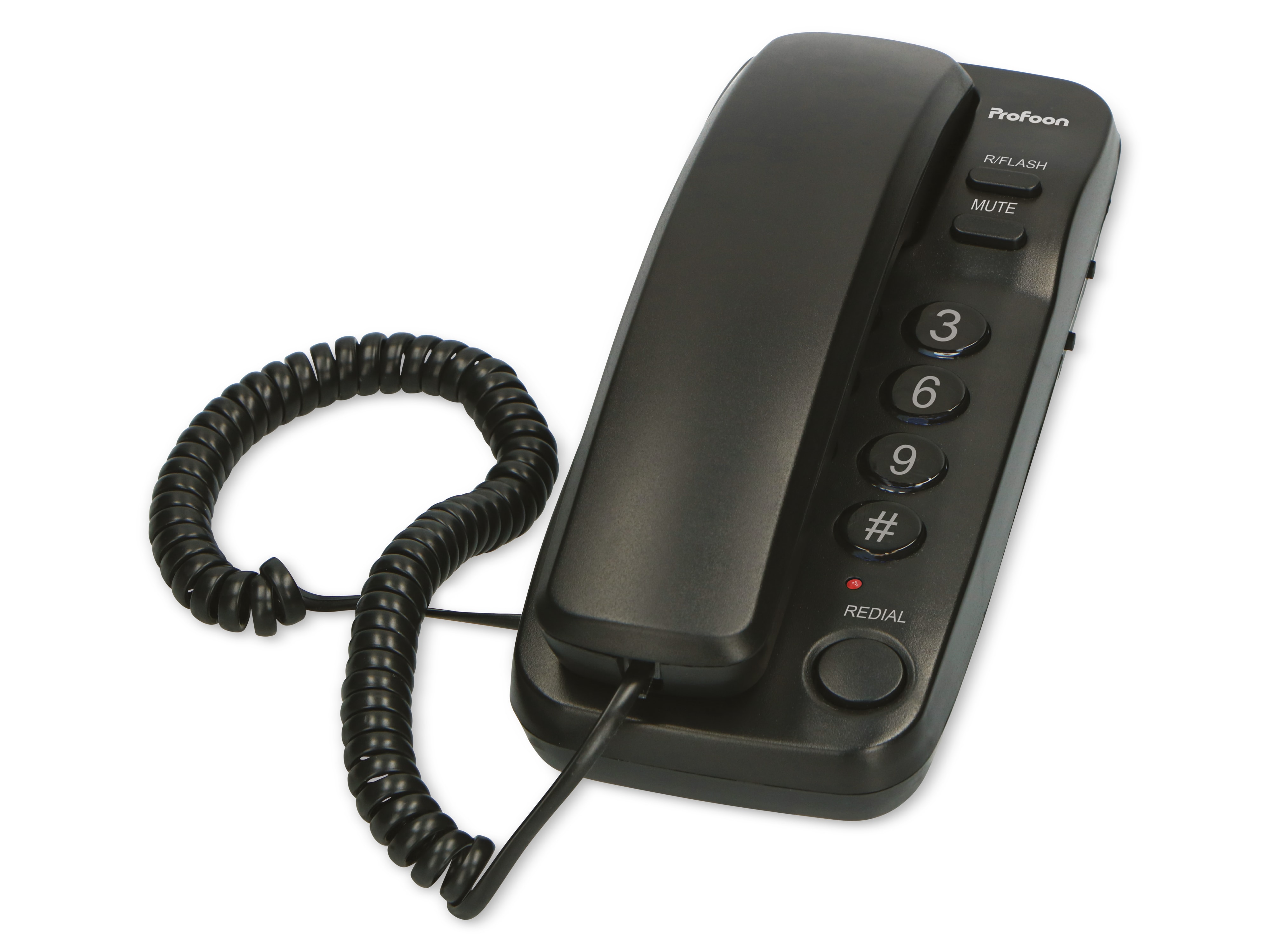 PROFOON Telefon TX-115, schwarz