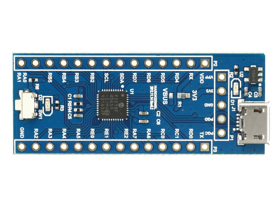 ODROID USB IO BOARD, PIC18F45K50-QFN