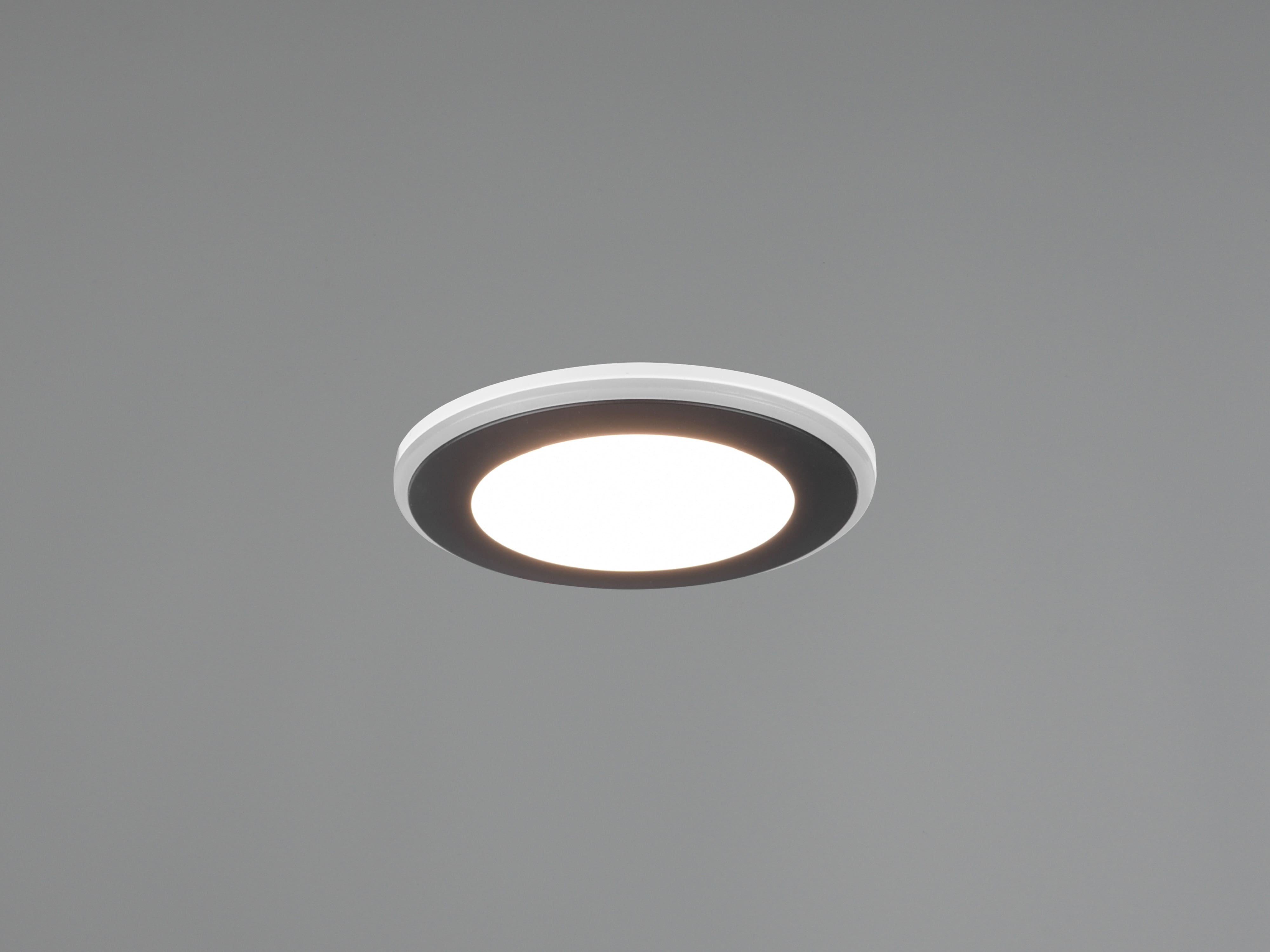 TRIO LED-Einbauleuchte Aura 652310132 schwarz, 5 W, 450 lm, 3000 K