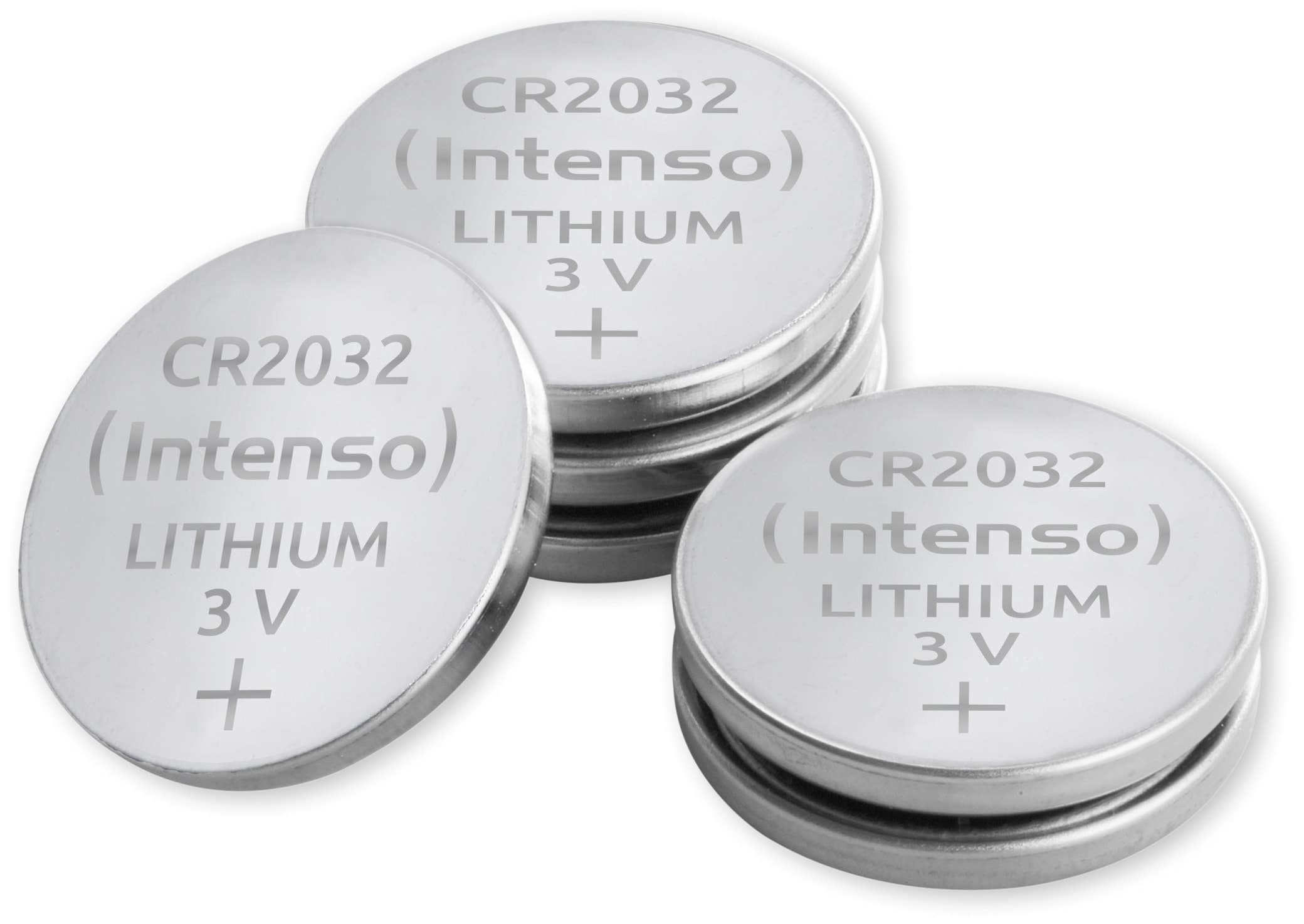 INTENSO Lithium-Knopfzelle CR2032, 6 Stück