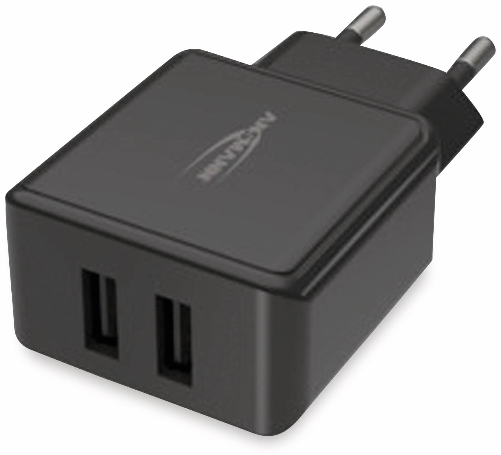 ANSMANN USB-Ladegerät HC212, 5 V, 2,4 A, 2-Port, schwarz