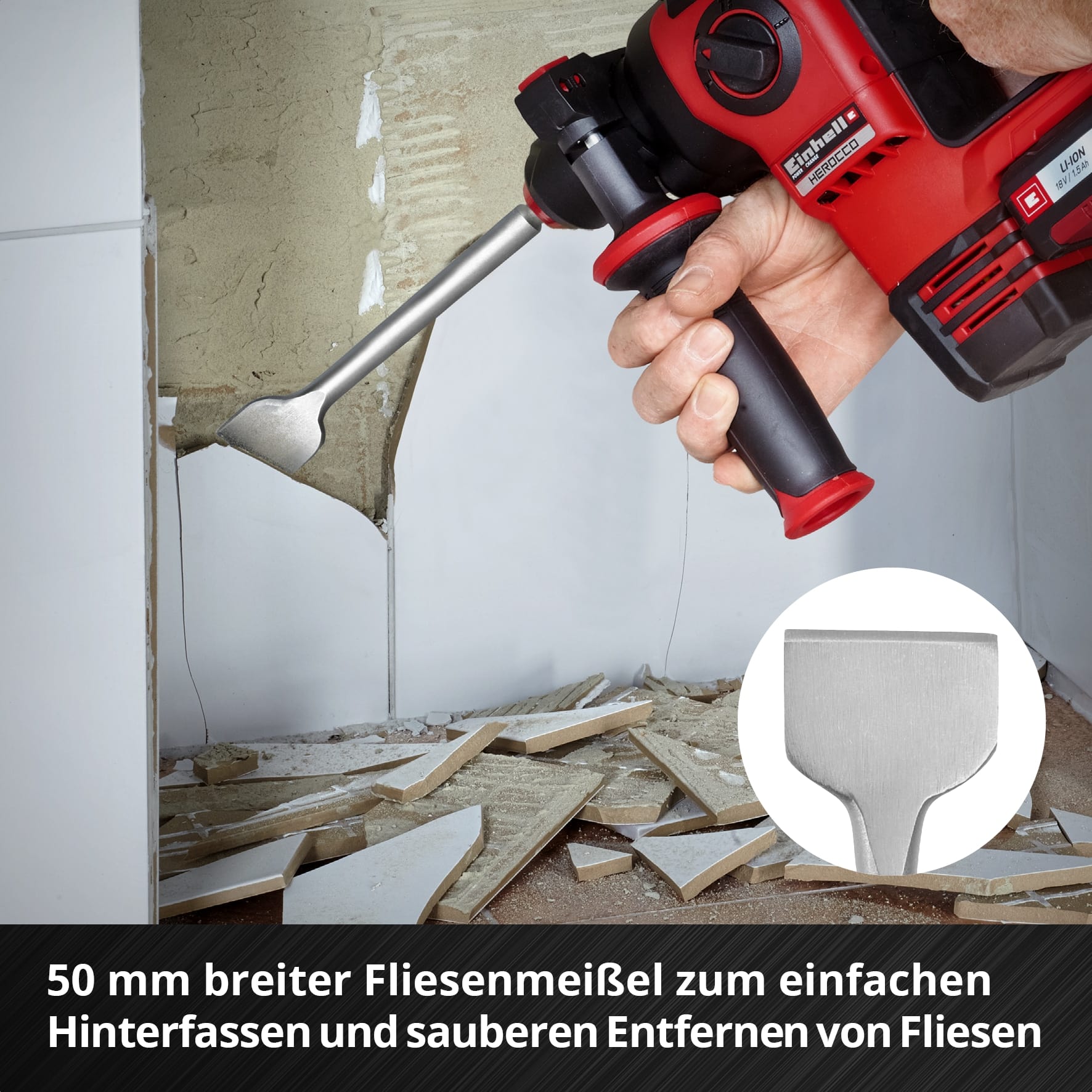 EINHELL SDS-Plus Meißel-Set 247205, 250 mm, 4-teilig