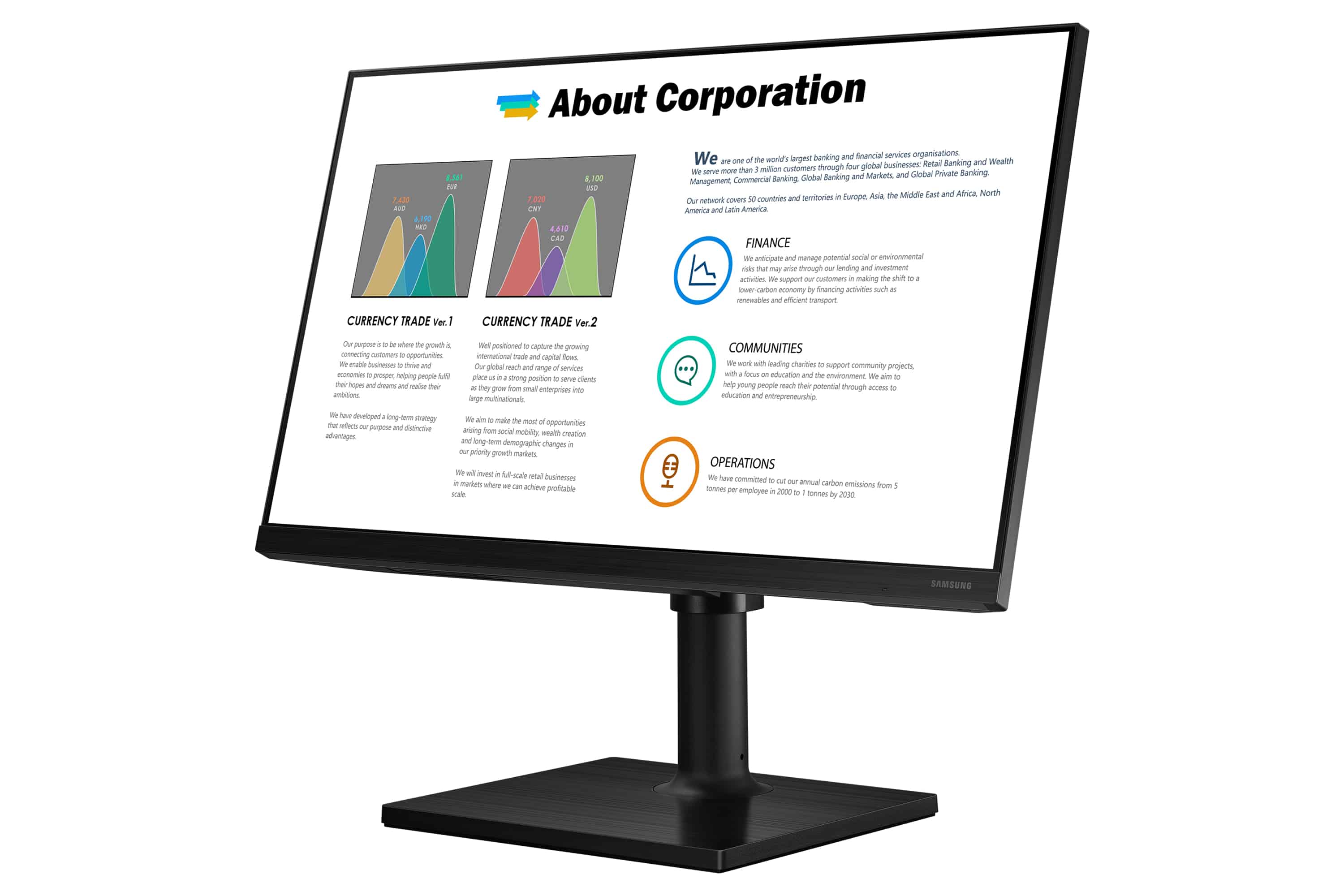 SAMSUNG Monitor 61cm/24'', LF24T450FQR