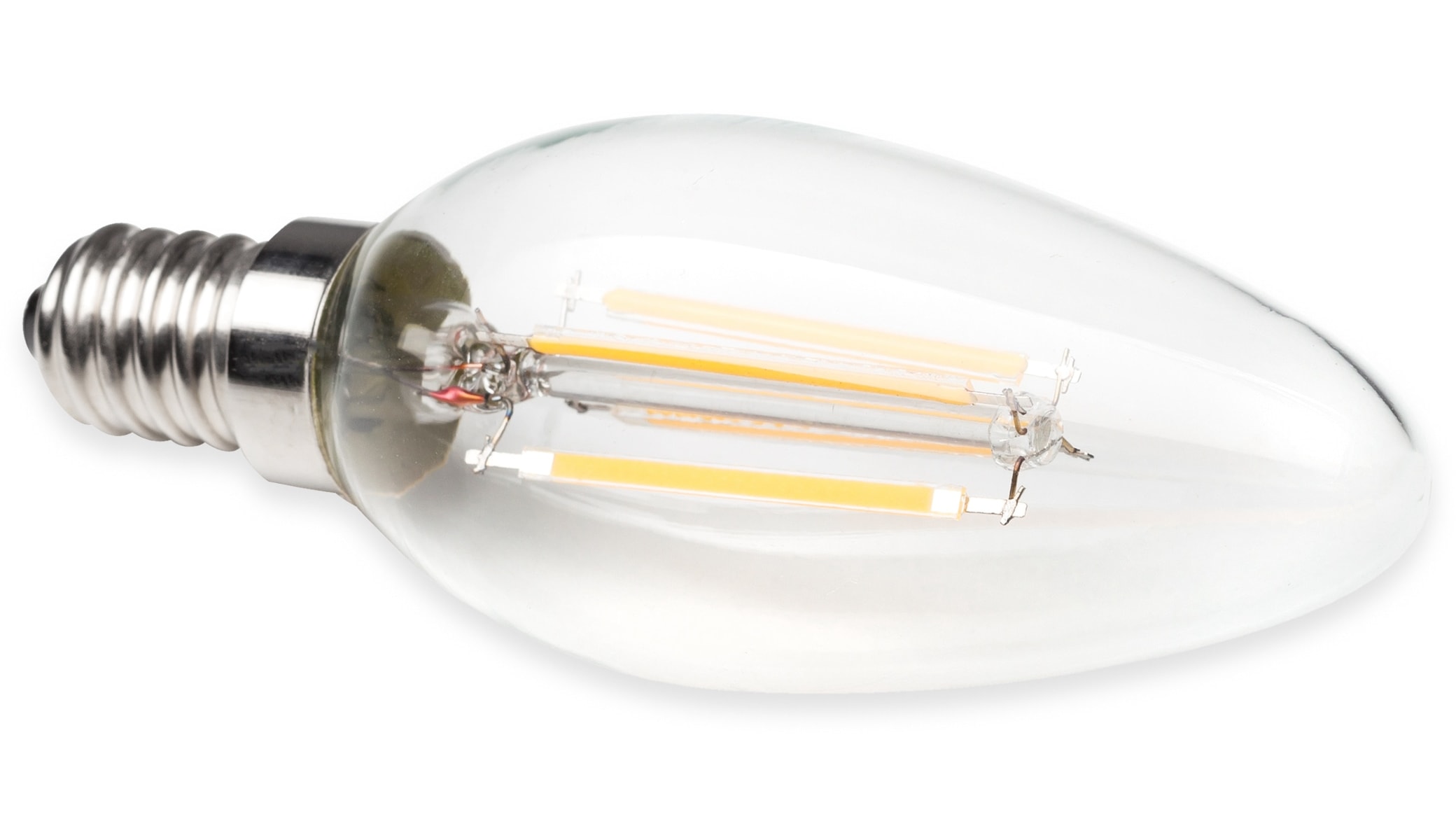 MÜLLER-LICHT LED-Lampe, Kerzenform, EEK: F, E14, 4,9 W, 2700K, klar